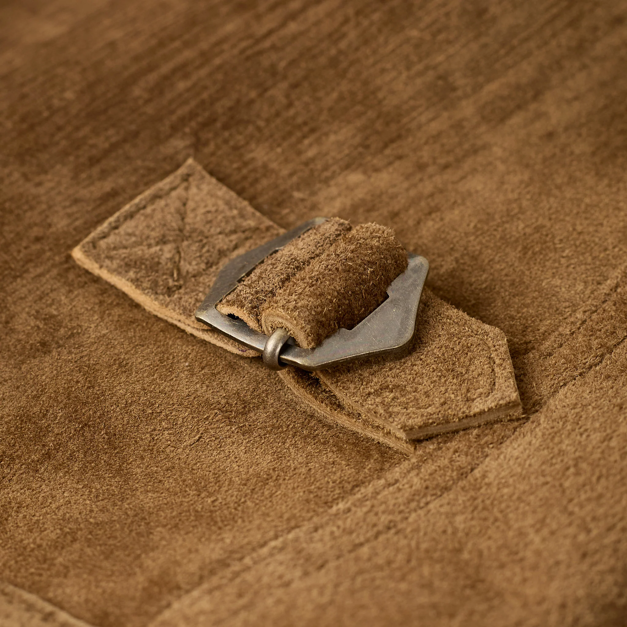 soundman | lukes suede jacket - tan - Image 9