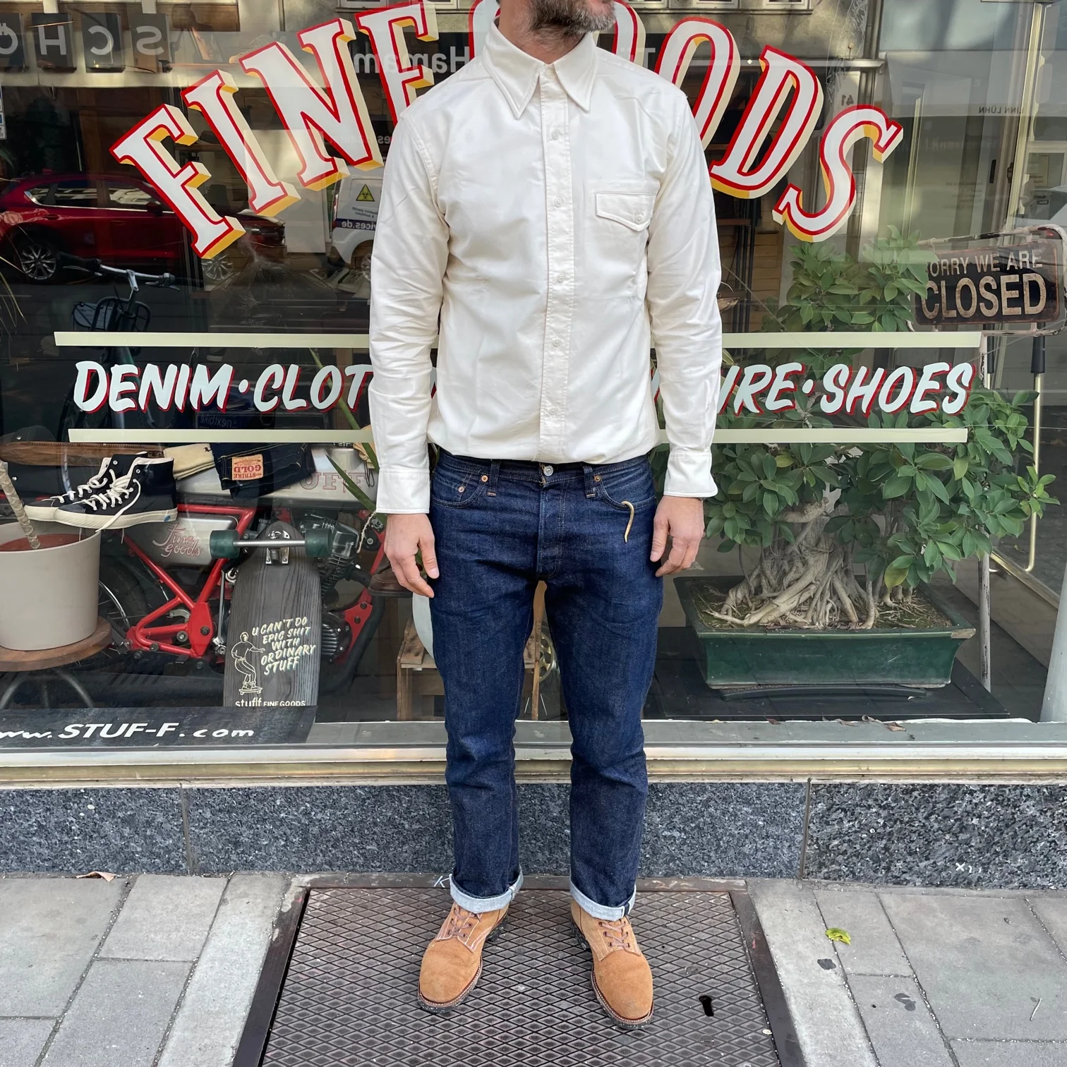 soundman | madison shirt ecru - Image 2