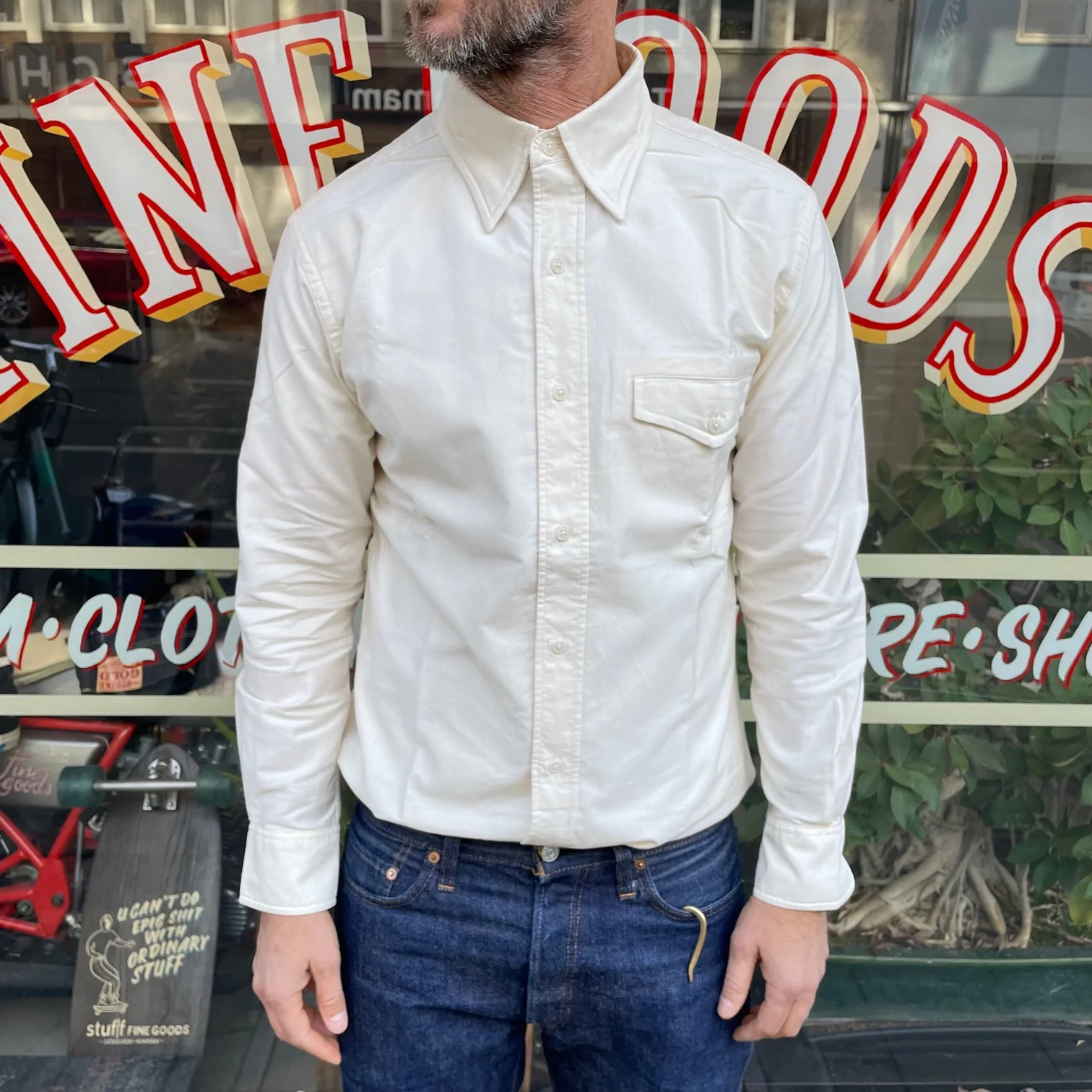 soundman | madison shirt ecru - Image 3
