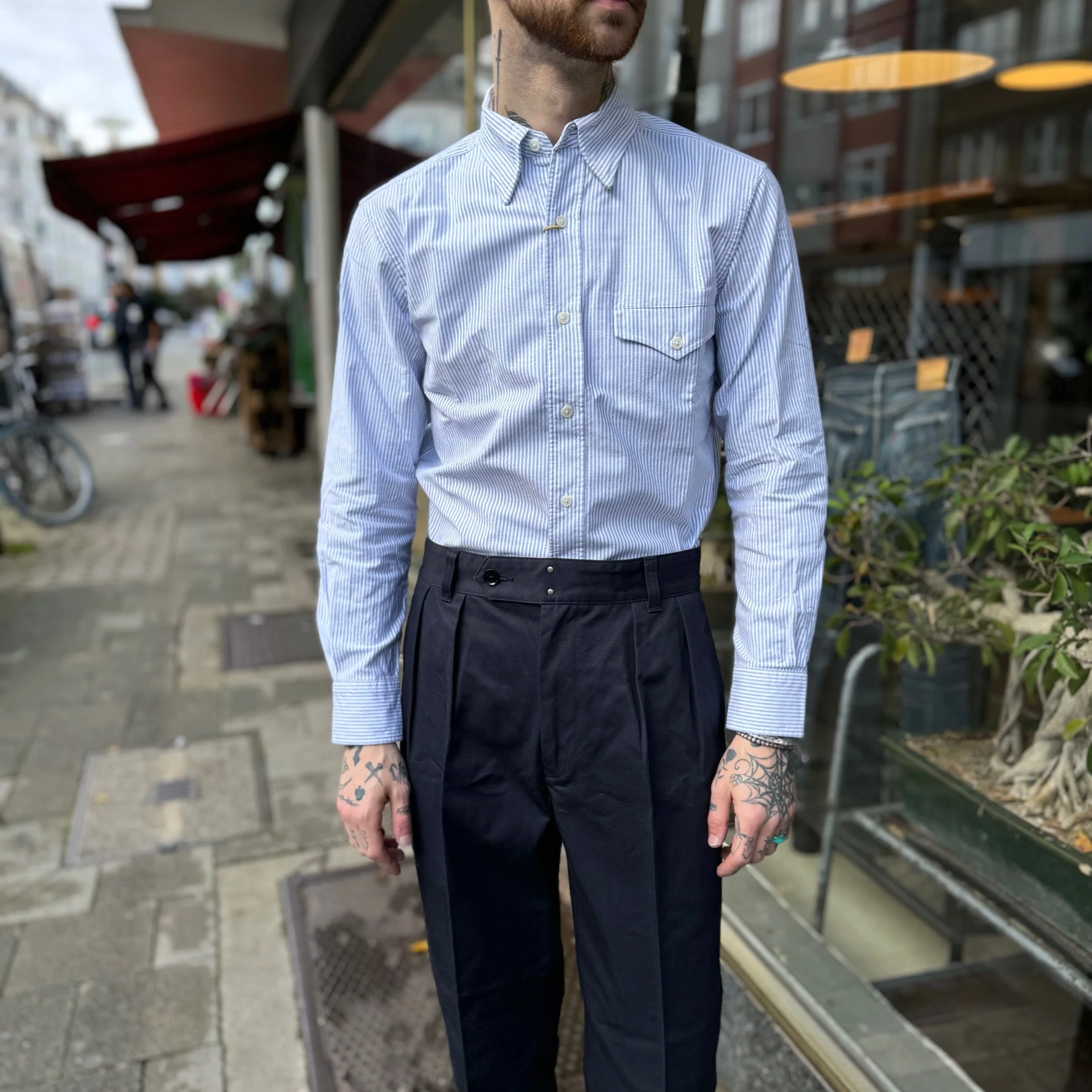 soundman | madison shirt white and navy - Image 2