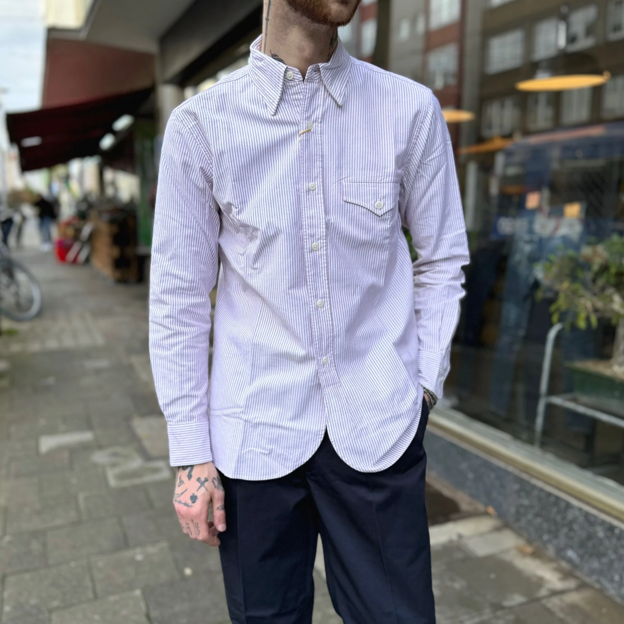 soundman | madison shirt white and red - Image 2