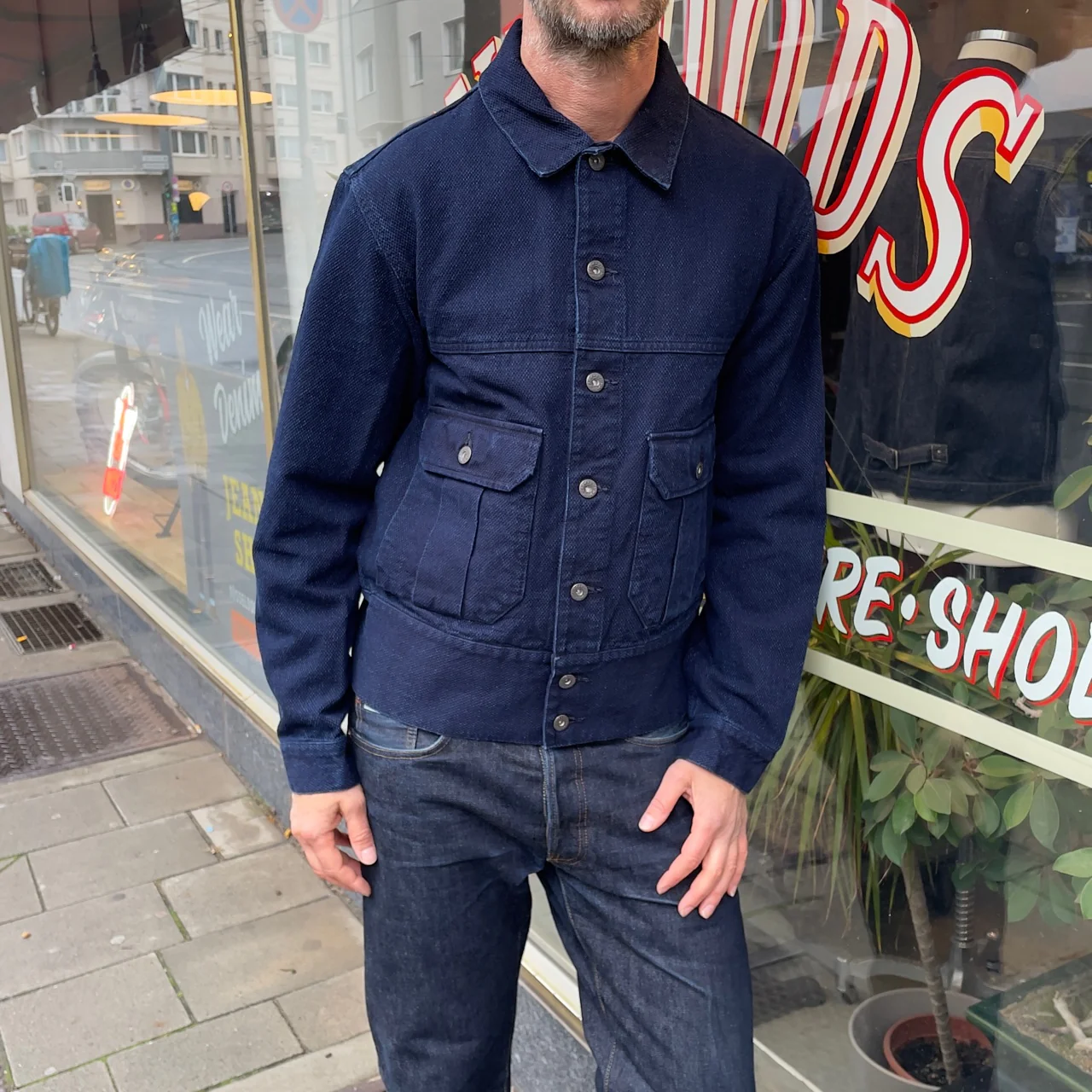 soundman | nevada jacket indigo sashiko - Image 3