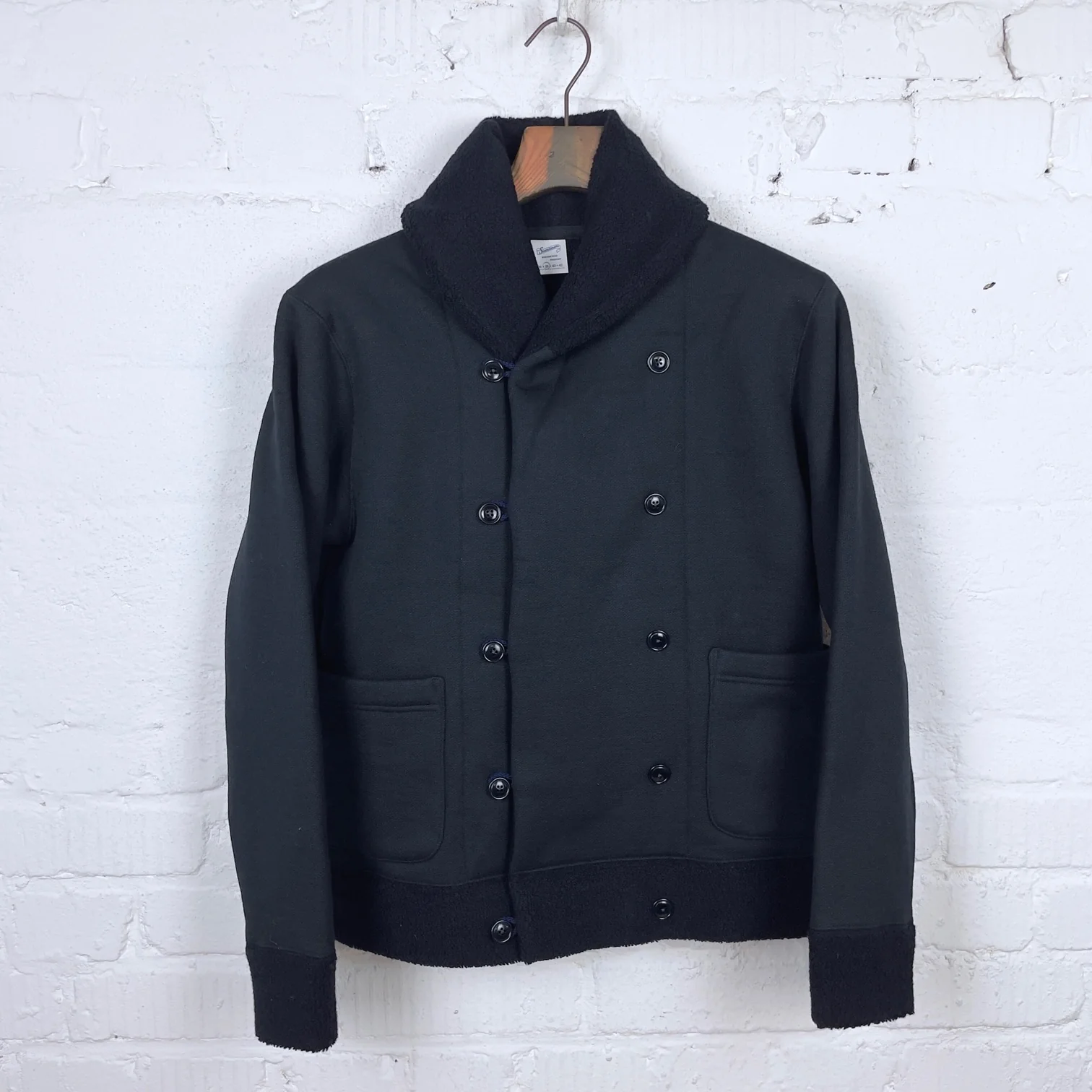soundman | saxson shawl collar cardigan navy