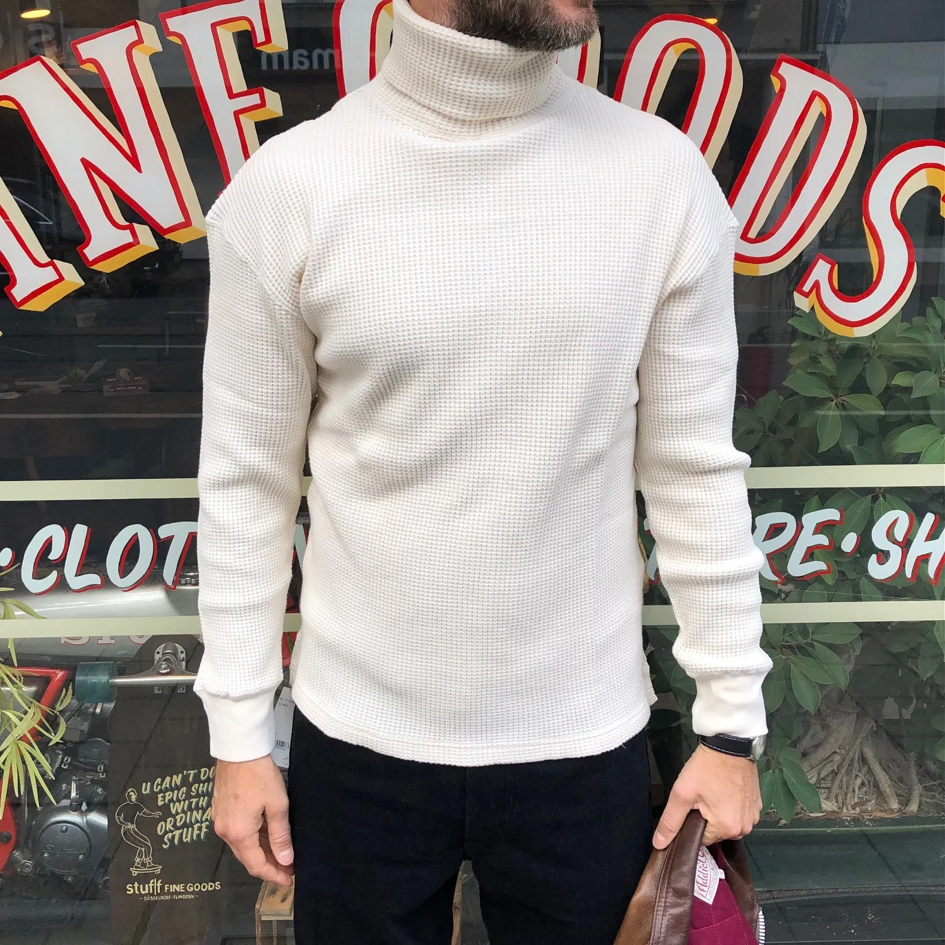 soundman | strand rollneck sweater ecru - Image 2