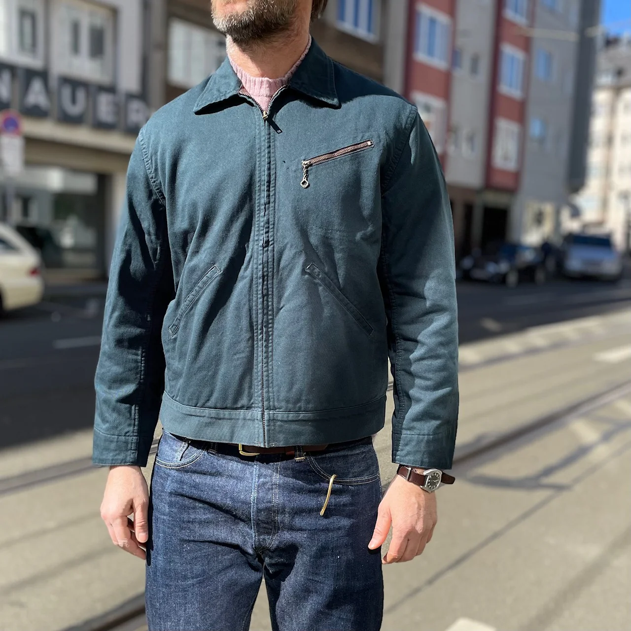 stevenson overall co. | dapper dp1 jacket - dark green - Image 3