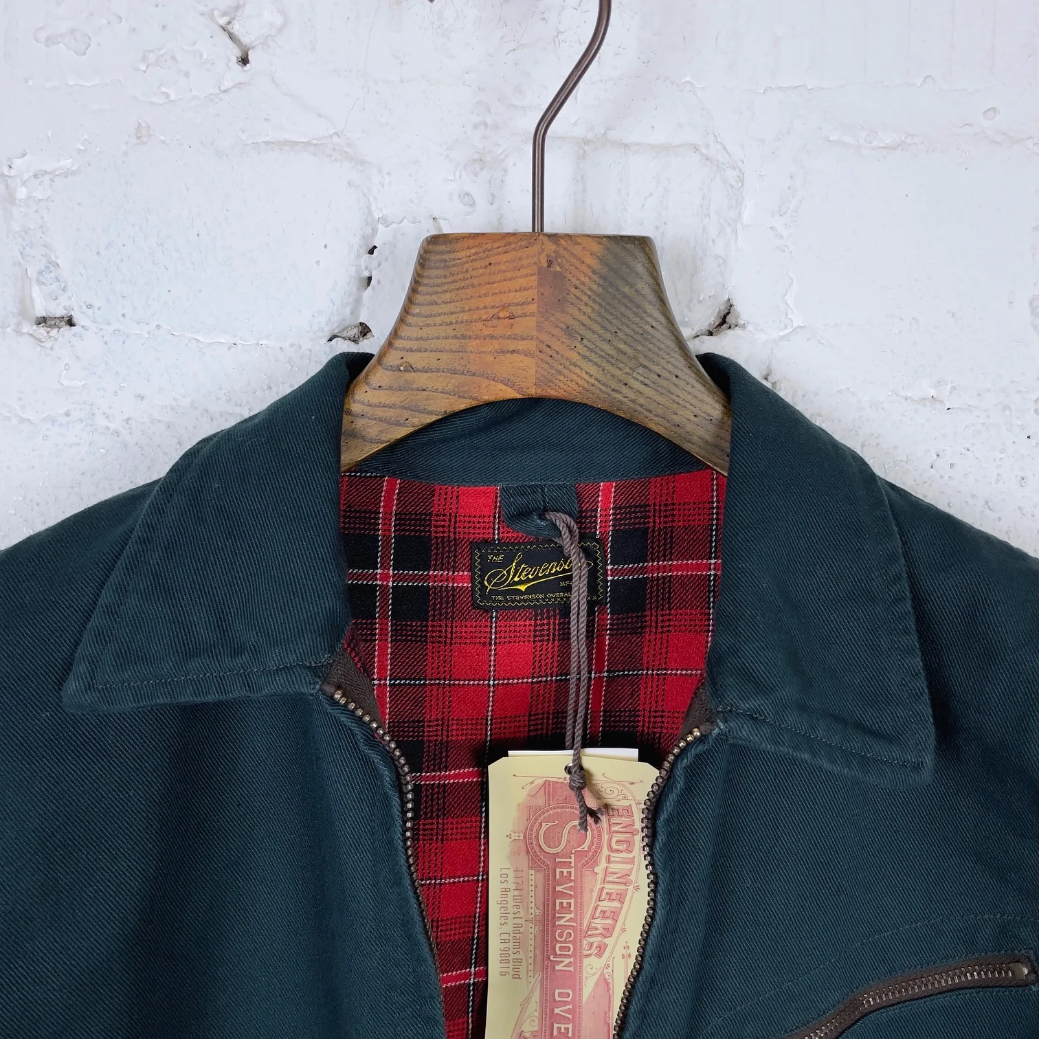stevenson overall co. | dapper dp1 jacket - dark green - Image 4