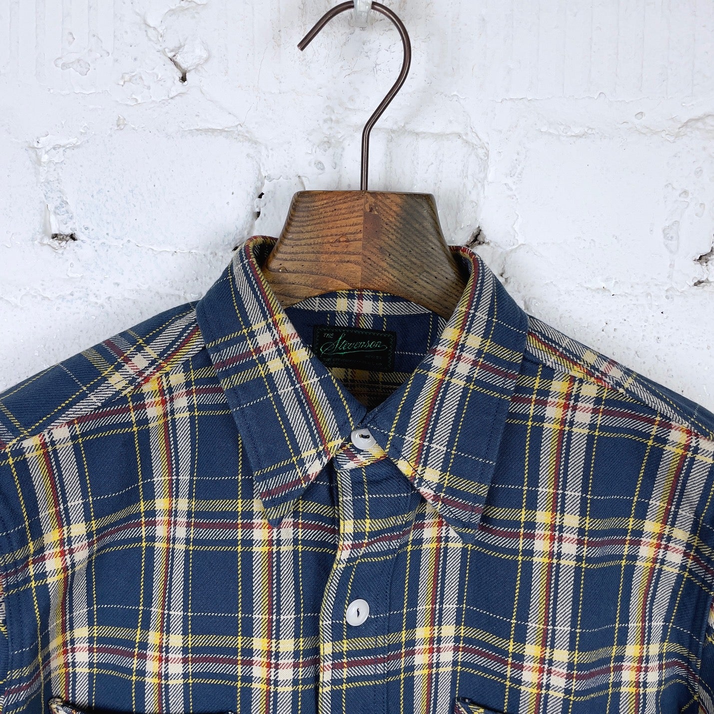 stevenson overall co. | dominator shirt dt2 - blue plaid - Image 4