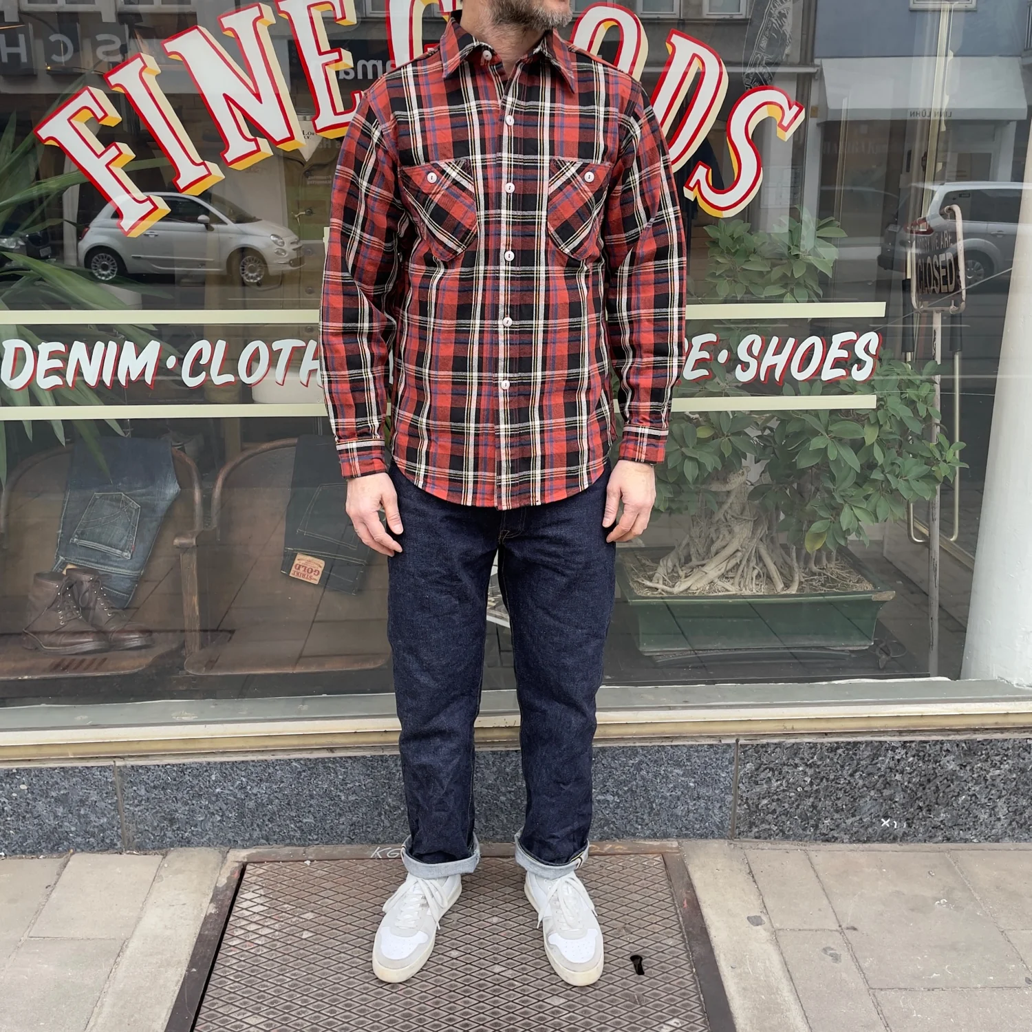 stevenson overall co. | dominator shirt dt2 - red plaid - Image 2