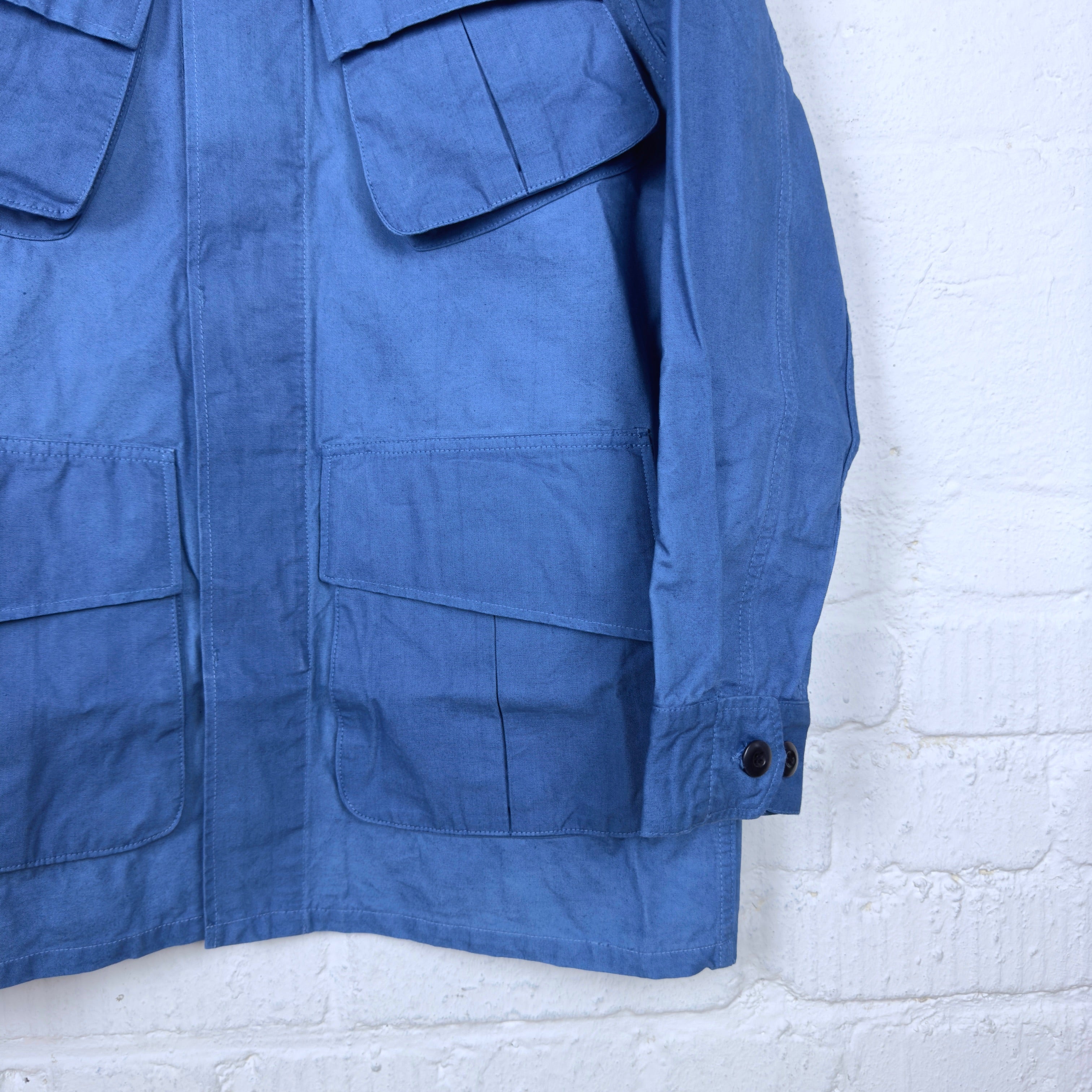studio d'artisan | 4590 "awa-ai" natural indigo fatigue jacket - Image 3