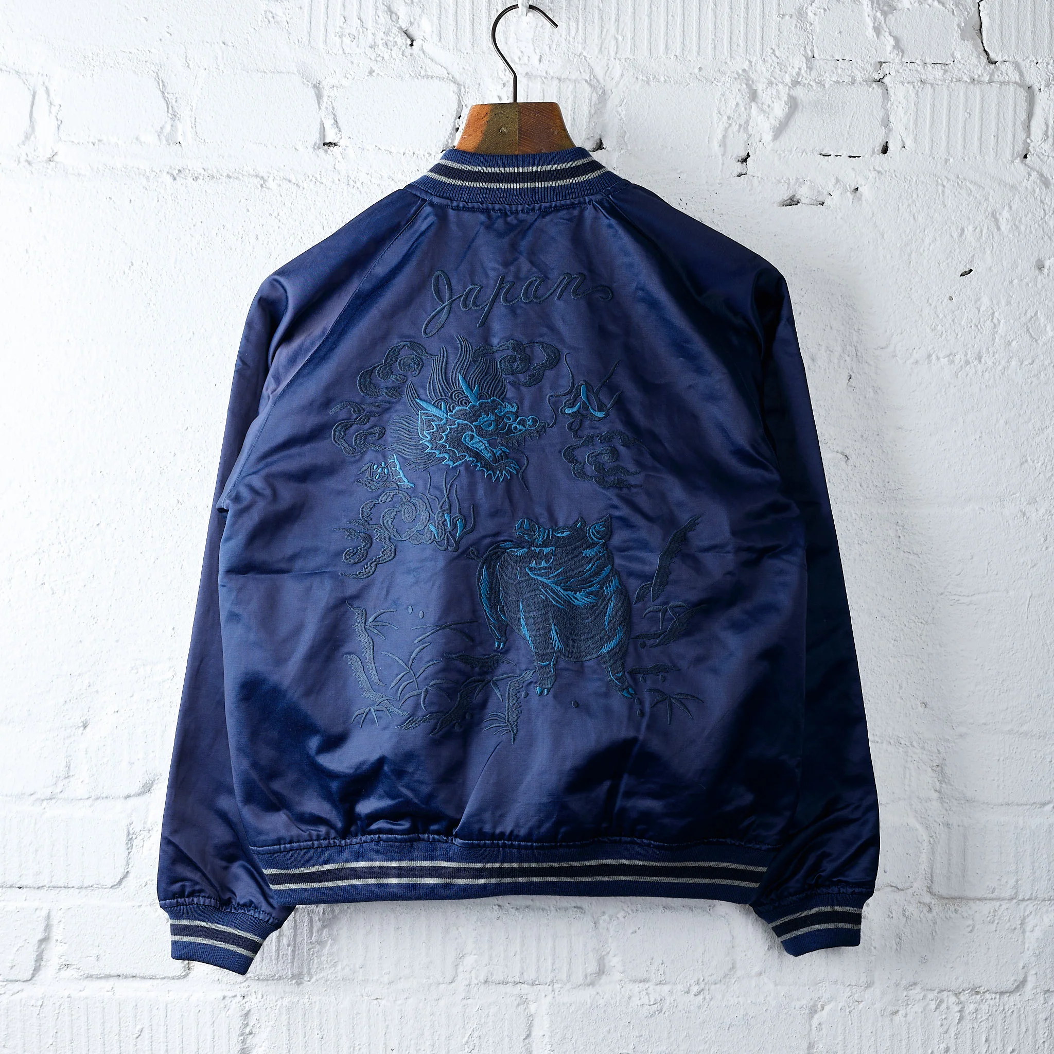 studio d'artisan | 4622 indigo dyed sukajan jacket - Image 2