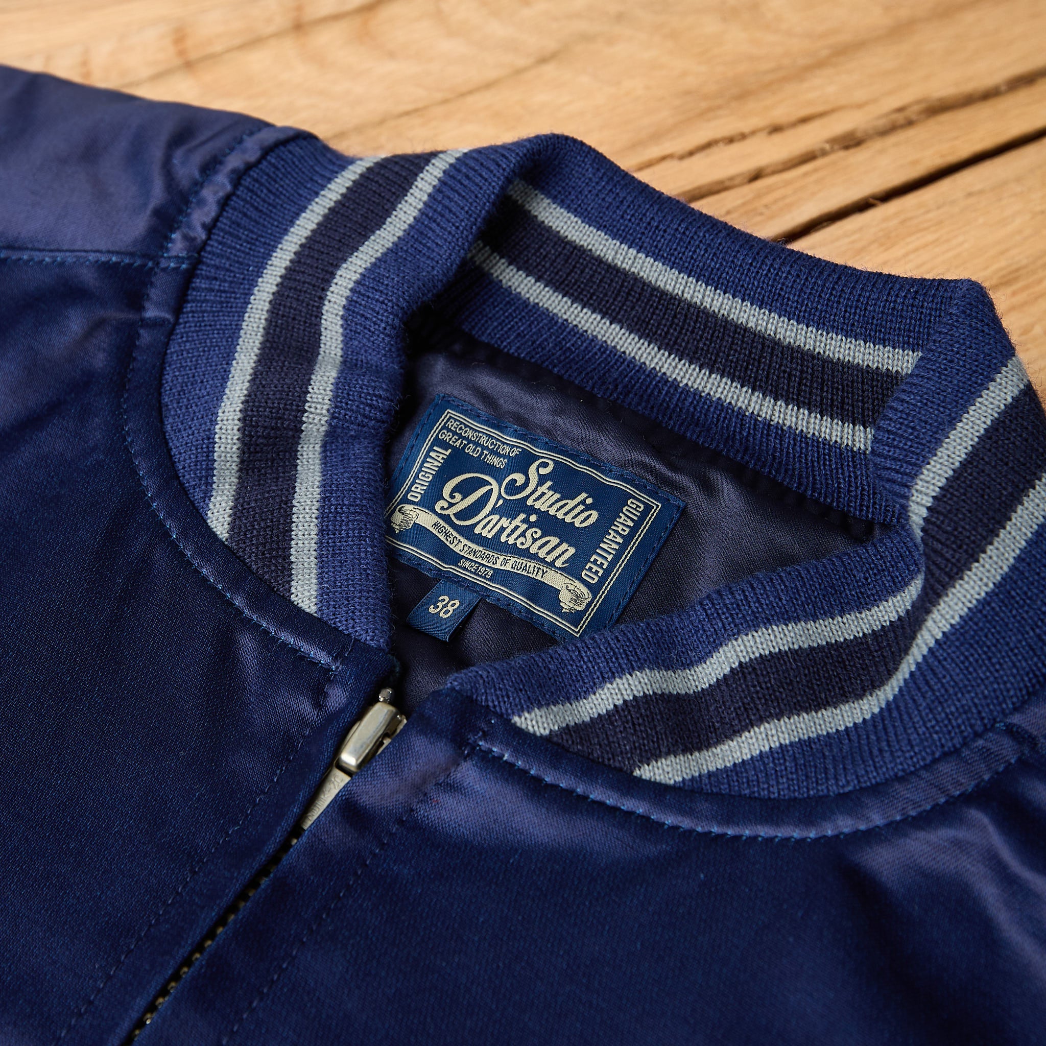 studio d'artisan | 4622 indigo dyed sukajan jacket - Image 3