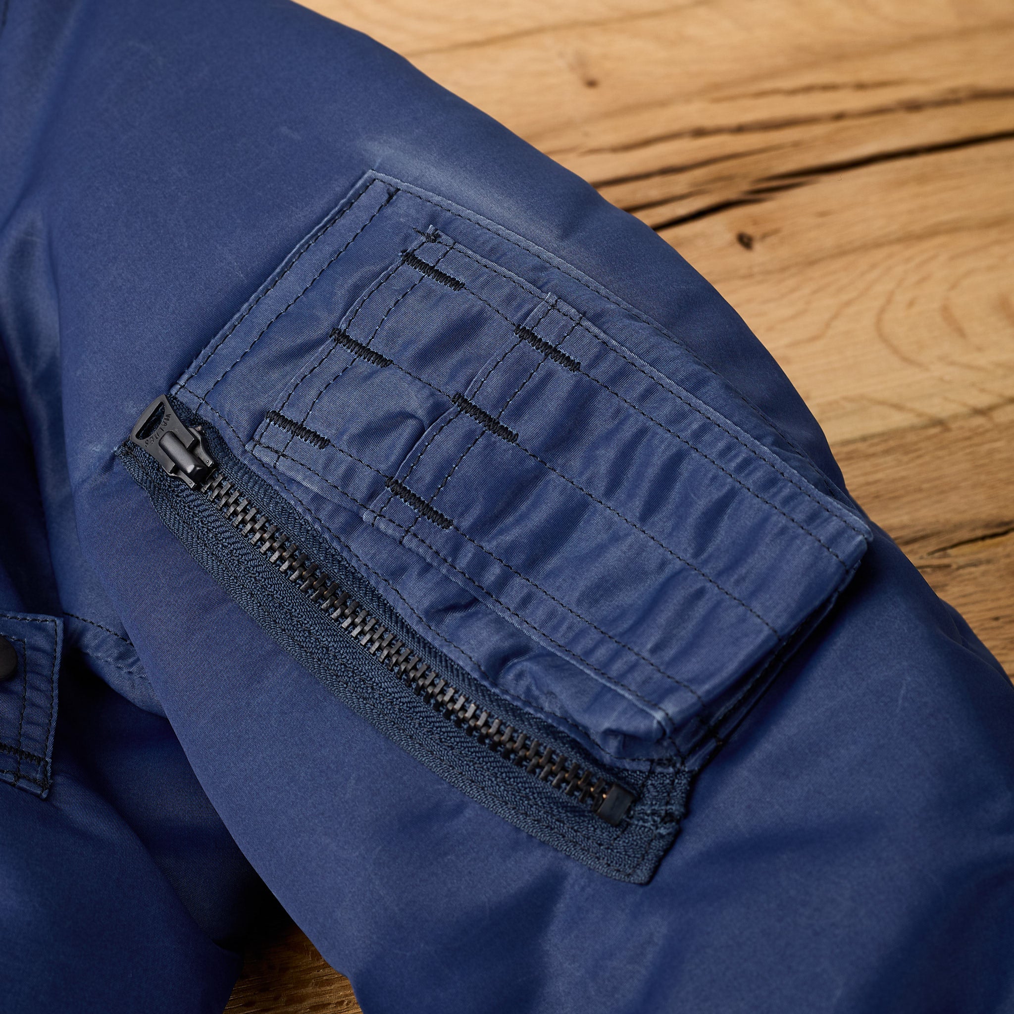 studio d'artisan | 4623 indigo ma-1 flight jacket - Image 7