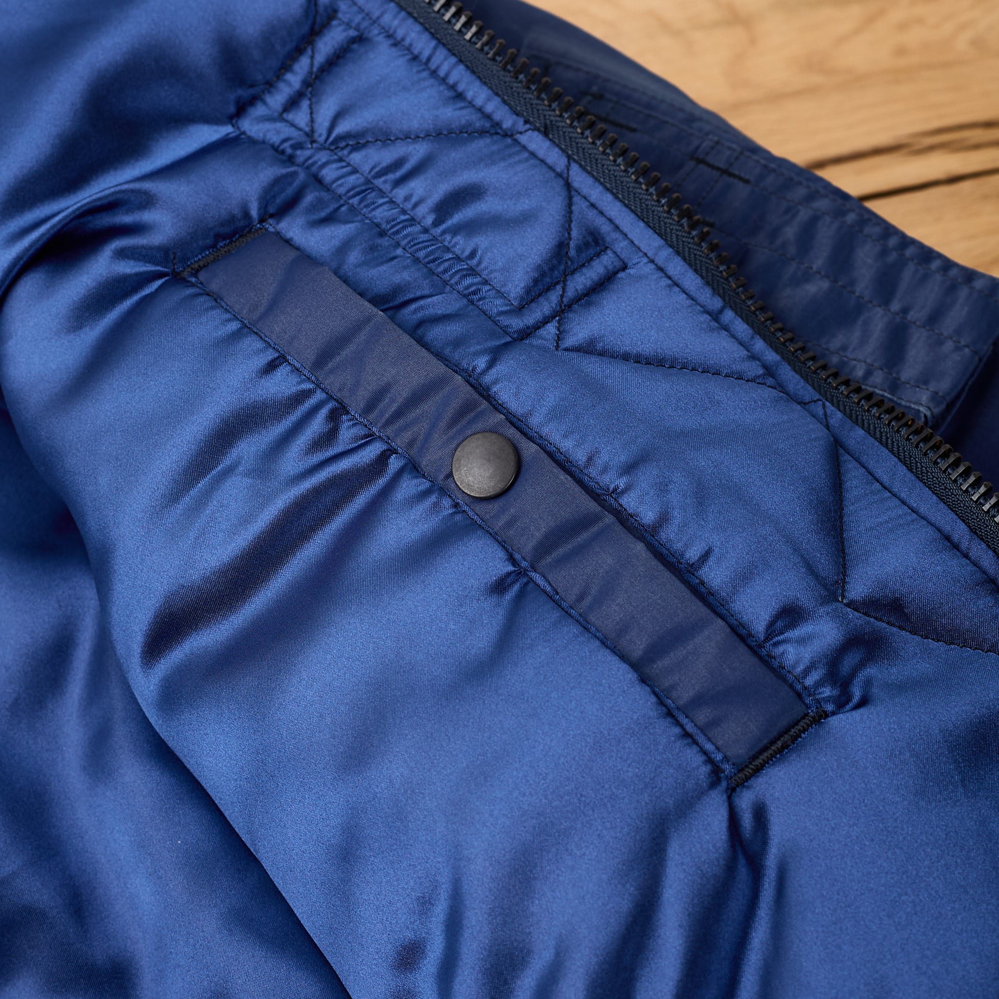 studio d'artisan | 4623 indigo ma-1 flight jacket - Image 9