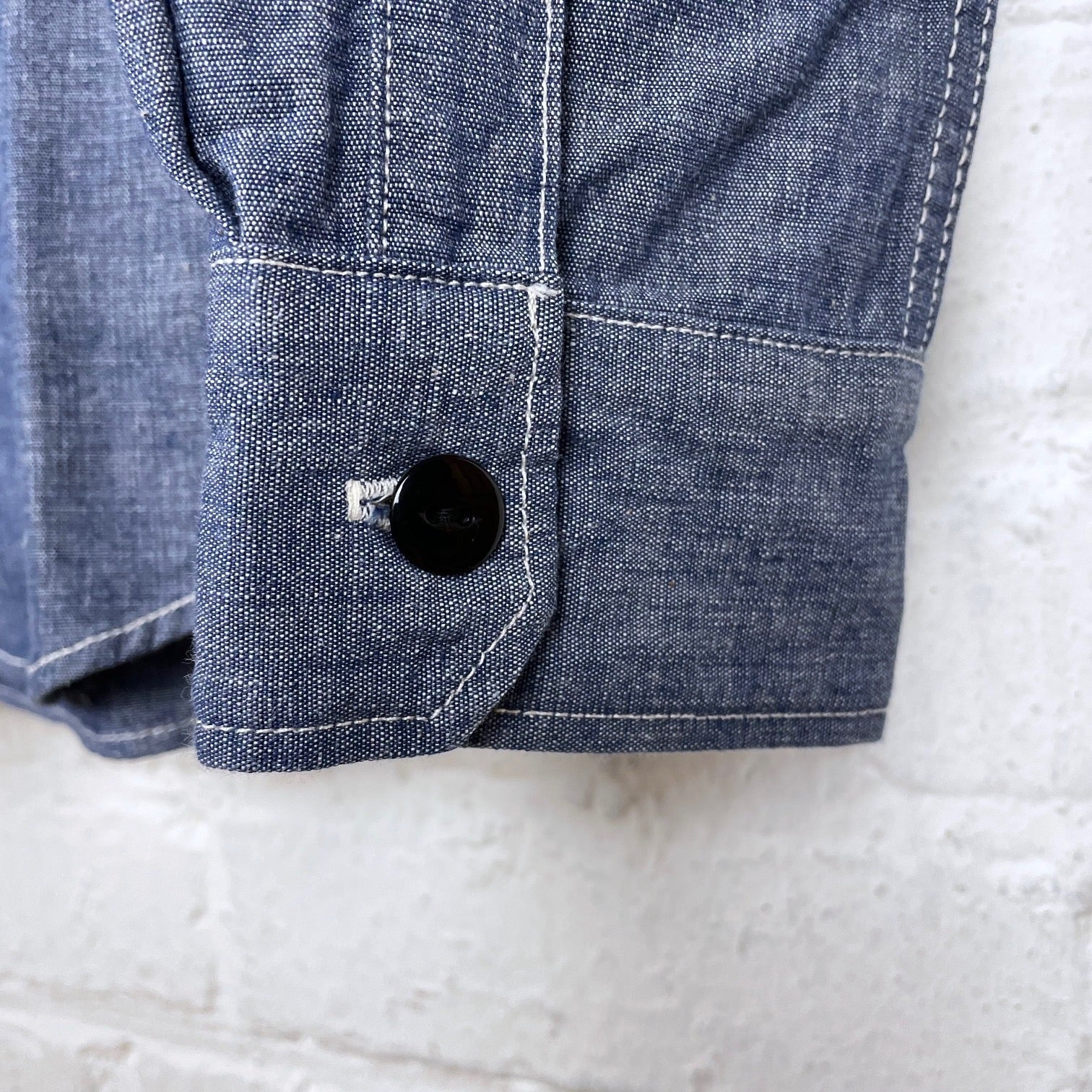 studio d'artisan | 5333a 11oz chambray work shirt - Image 6