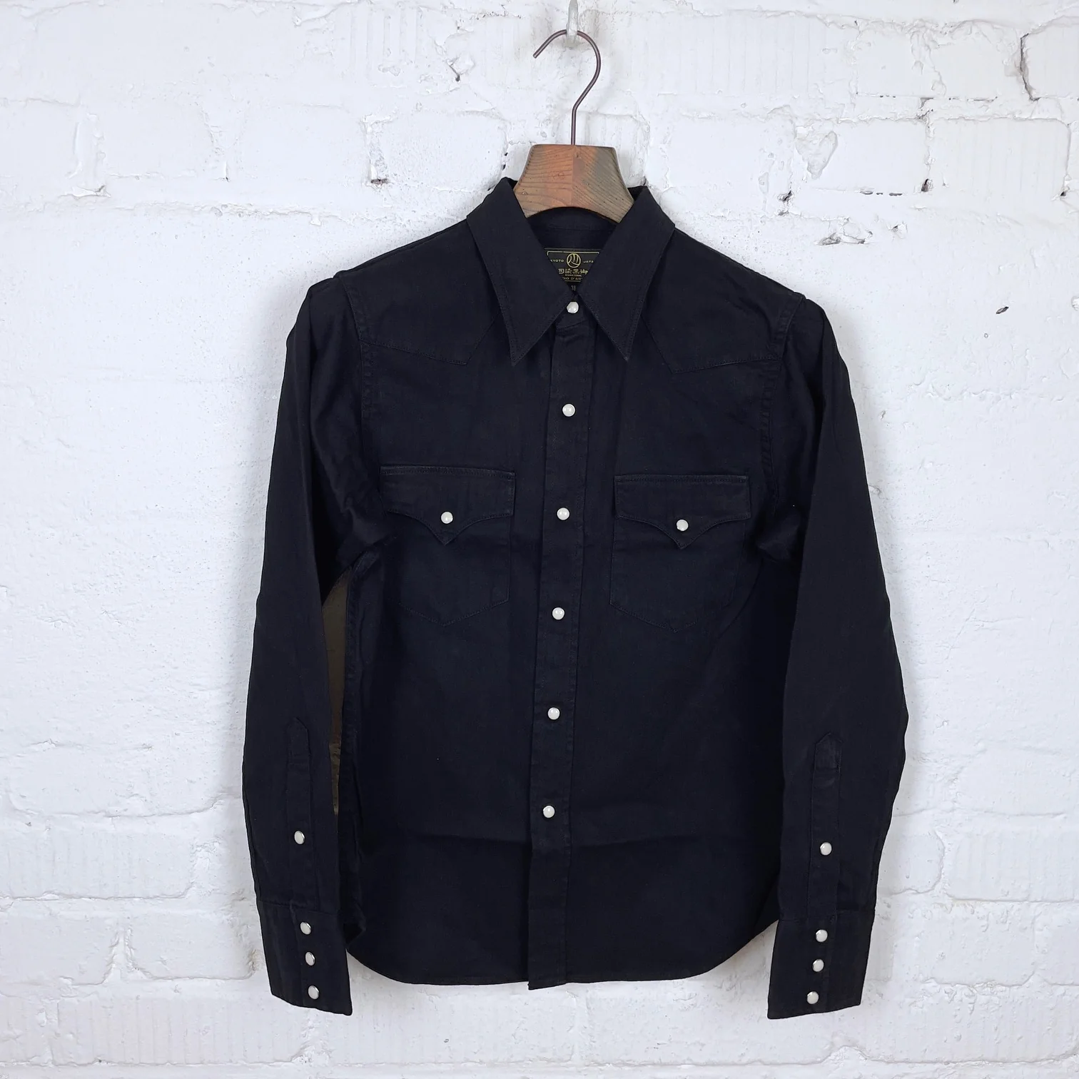studio d'artisan | 5686 "kurozome" western shirt