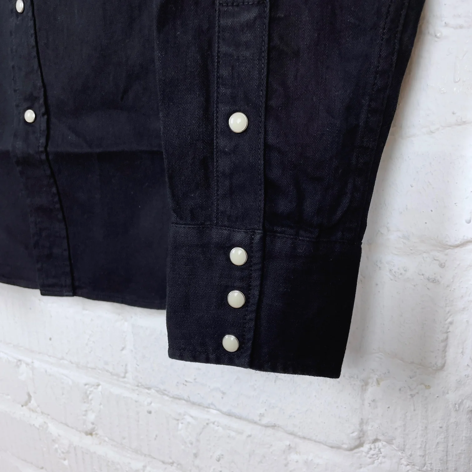 studio d'artisan | 5686 "kurozome" western shirt - Image 3