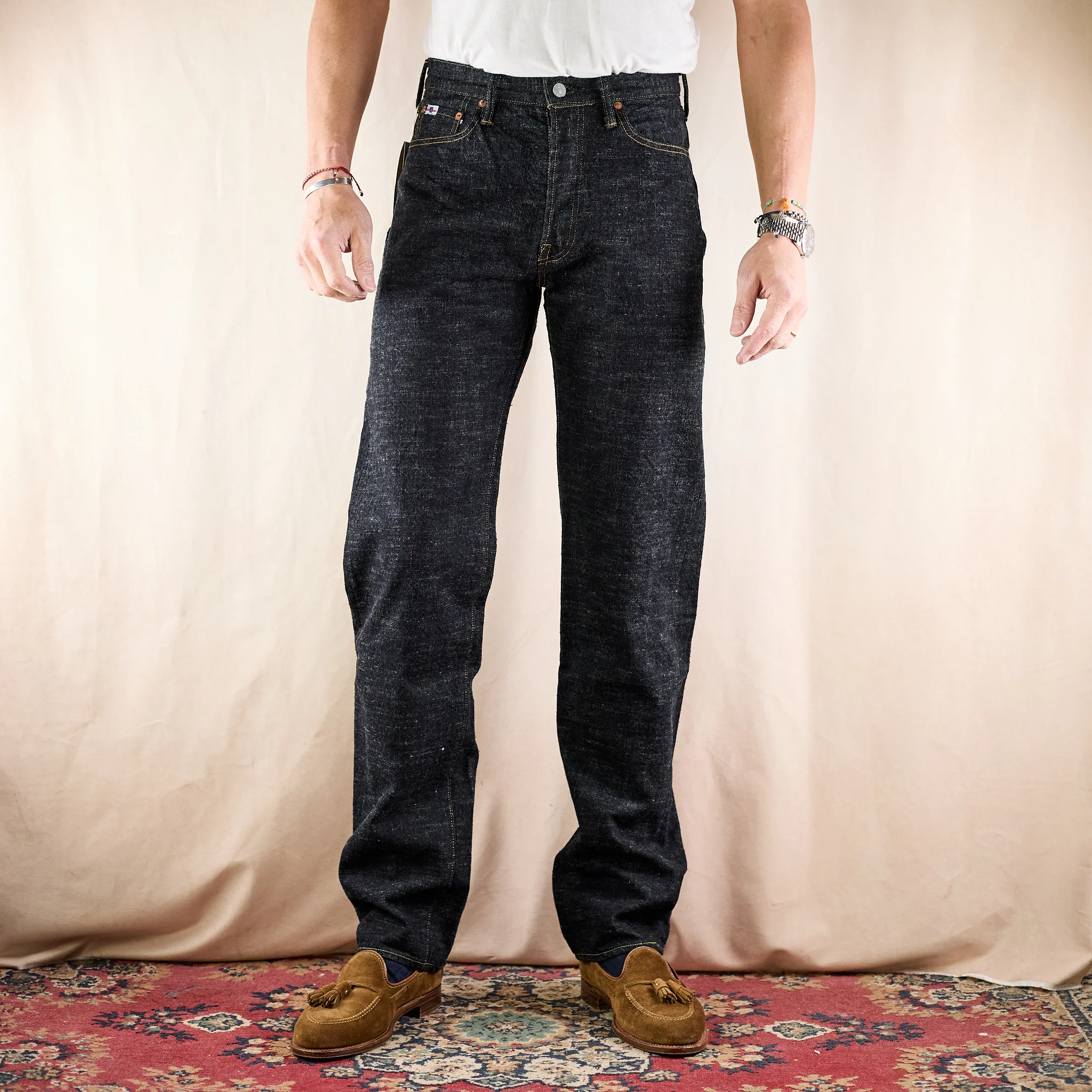 studio d'artisan | sd-1001 gl3 15oz regular straight jeans - Image 2