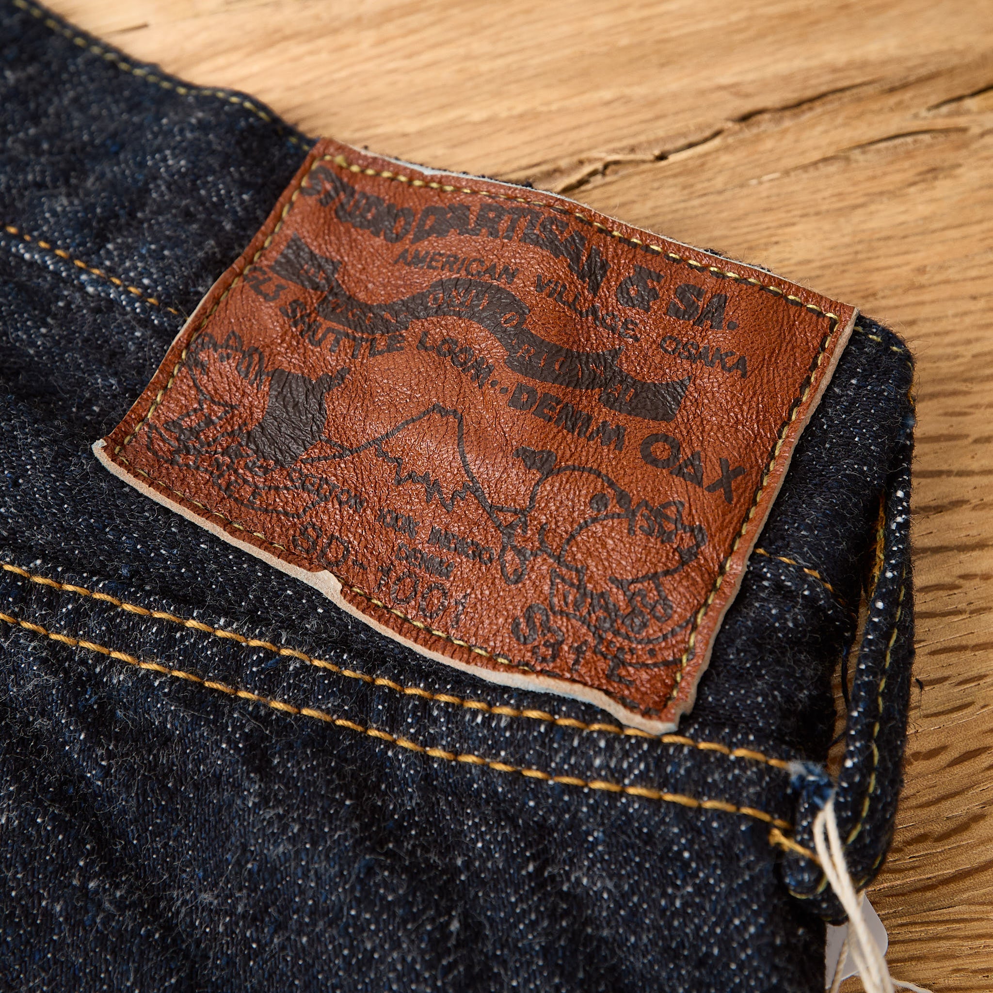 studio d'artisan | sd-1001 gl3 15oz regular straight jeans - Image 6