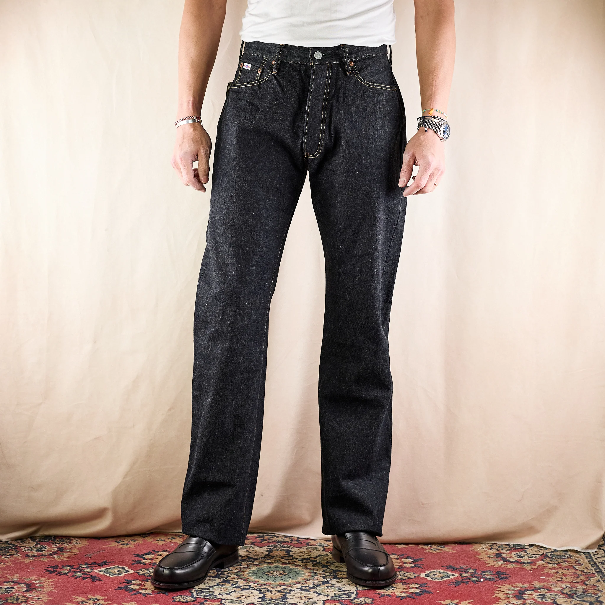 studio d'artisan | sd-102 15oz loose straight jeans - Image 2