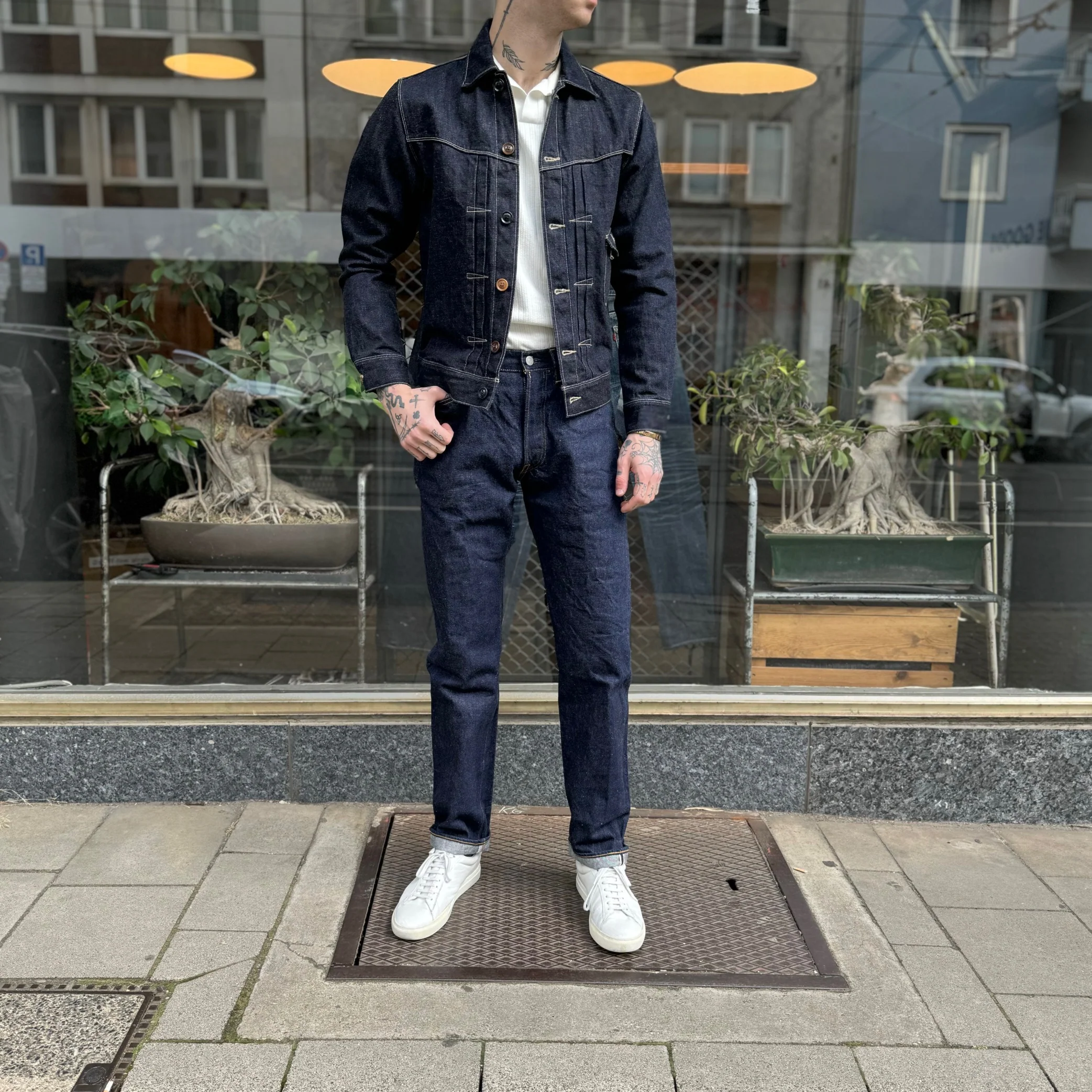 studio d'artisan | sd-800 15oz natural indigo selvedge jeans (tapered) - Image 2