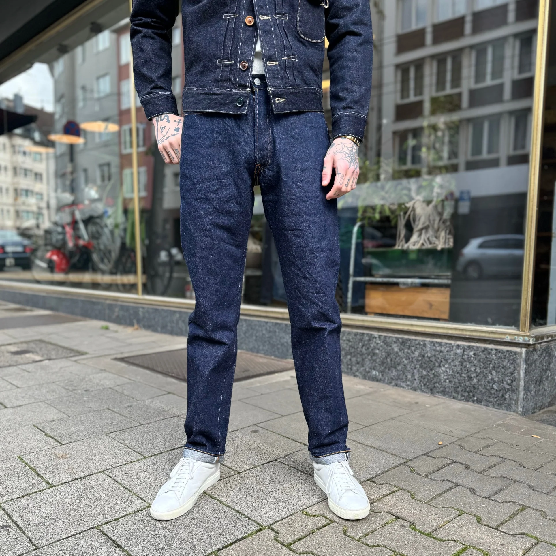 studio d'artisan | sd-800 15oz natural indigo selvedge jeans (tapered) - Image 3