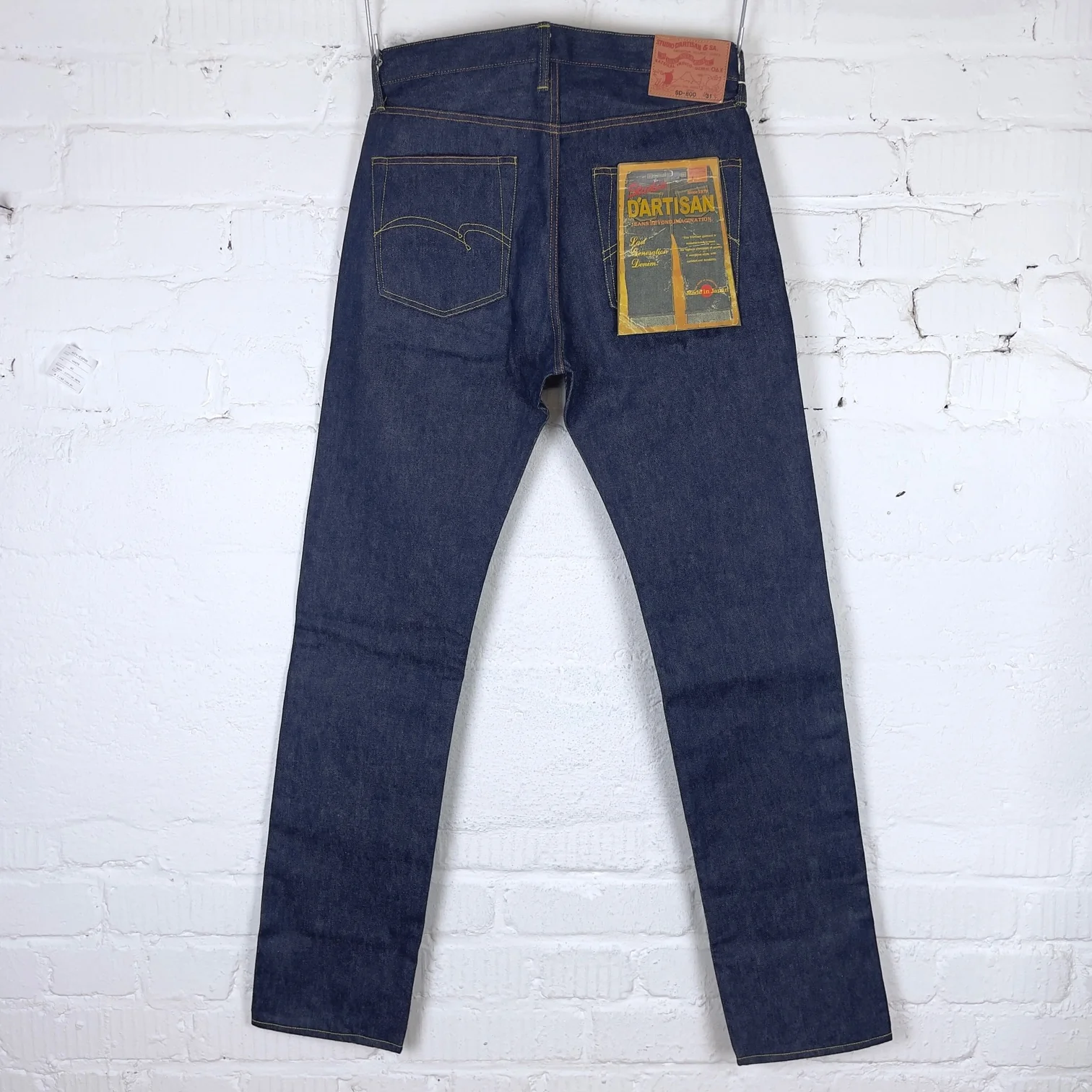 studio d'artisan | sd-800 15oz natural indigo selvedge jeans (tapered) - Image 8