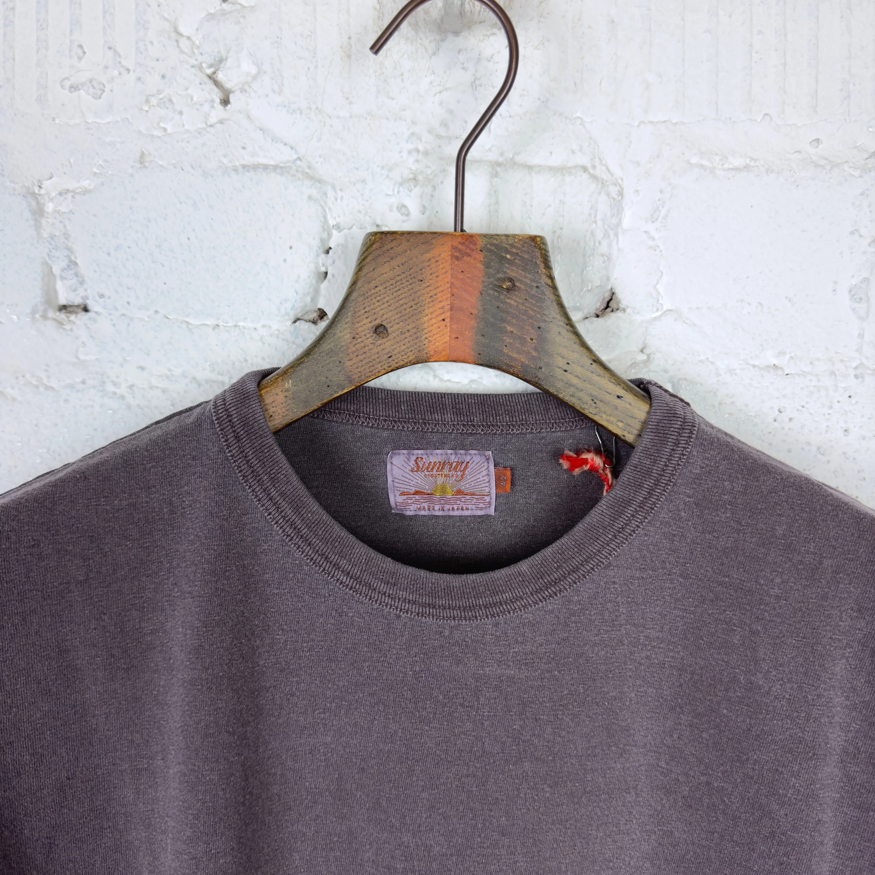sunray sportswear | haleiwa s-s t-shirt - pigment dye raisin - Image 3