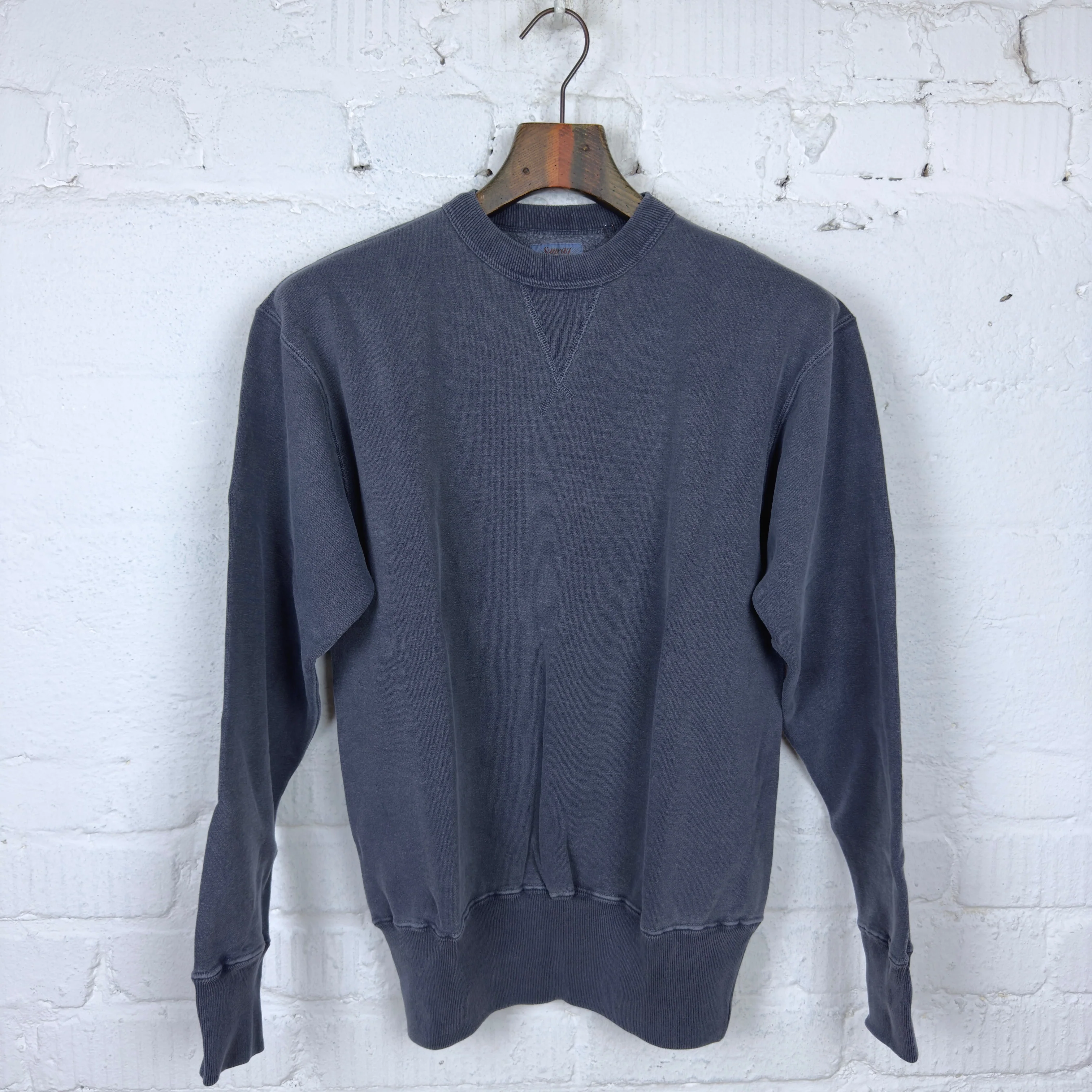 sunray sportswear | laniakea sweatshirt - pigment dye blue graphite