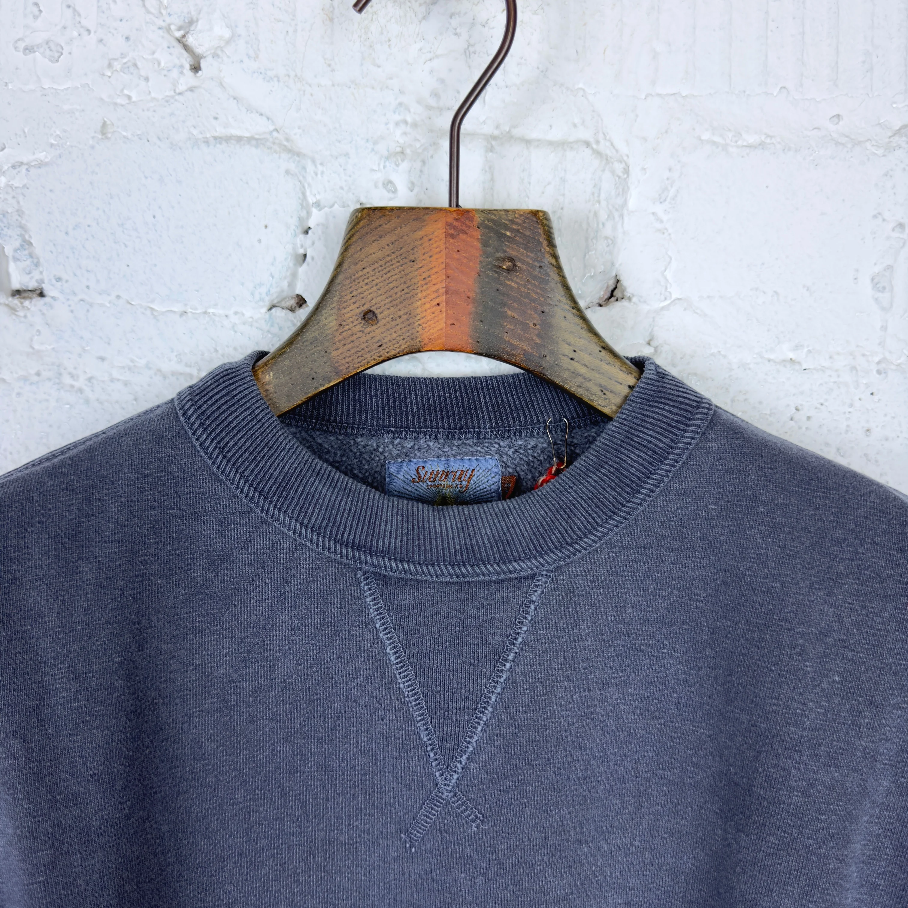 sunray sportswear | laniakea sweatshirt - pigment dye blue graphite - Image 3