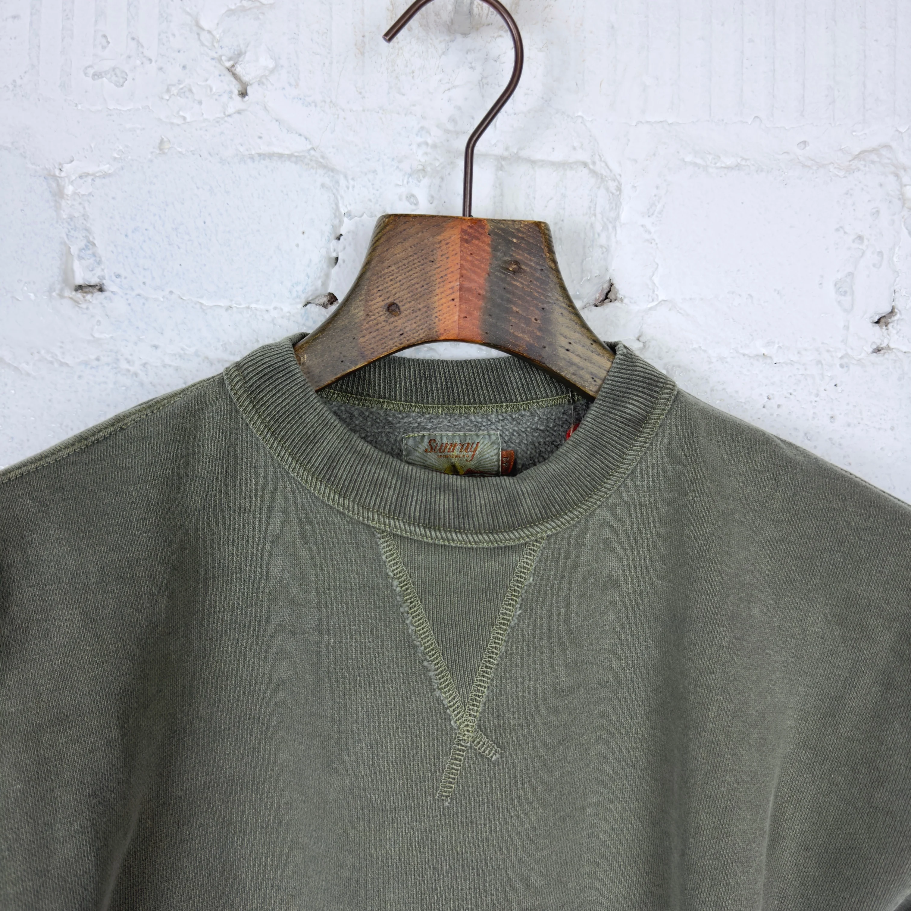 sunray sportswear | laniakea sweatshirt - pigment dye grape leaf - Image 3