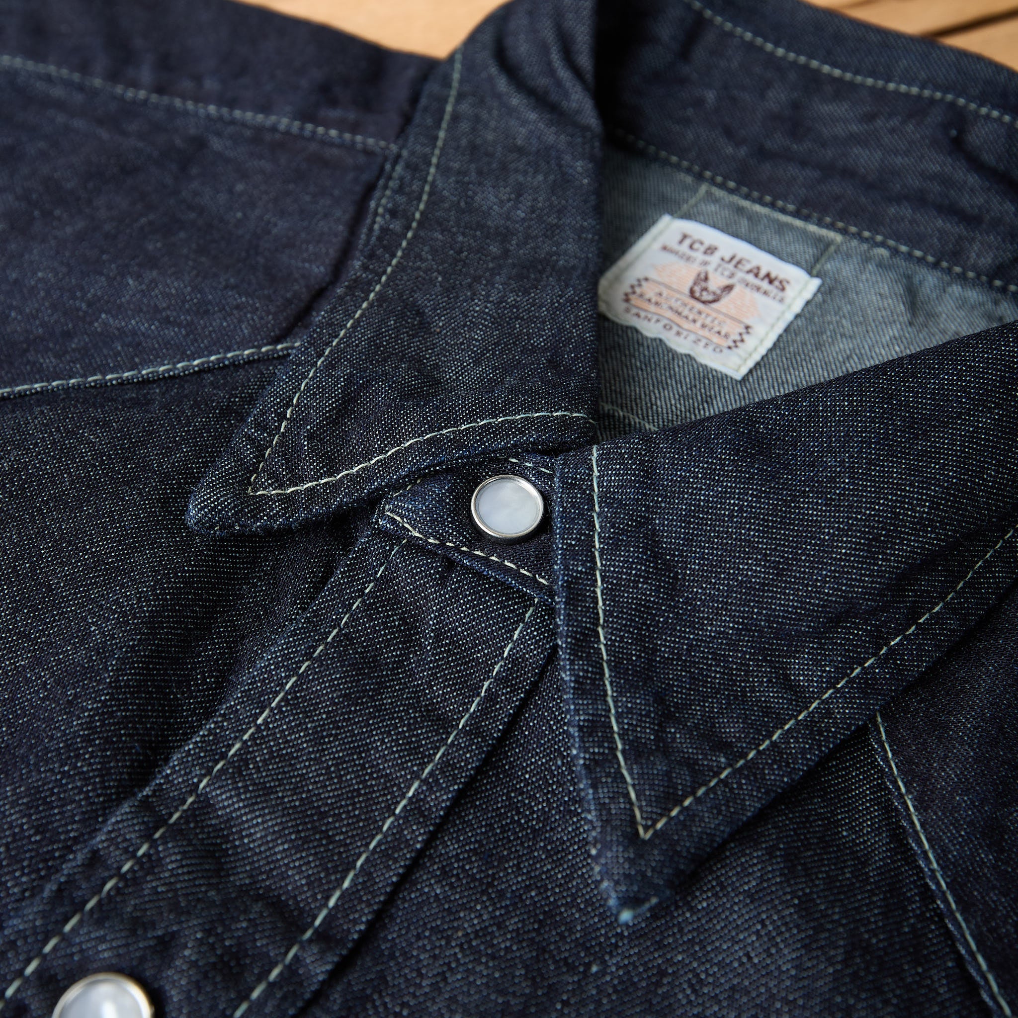 tcb | dude ranchman shirt 8.5oz denim - Image 5