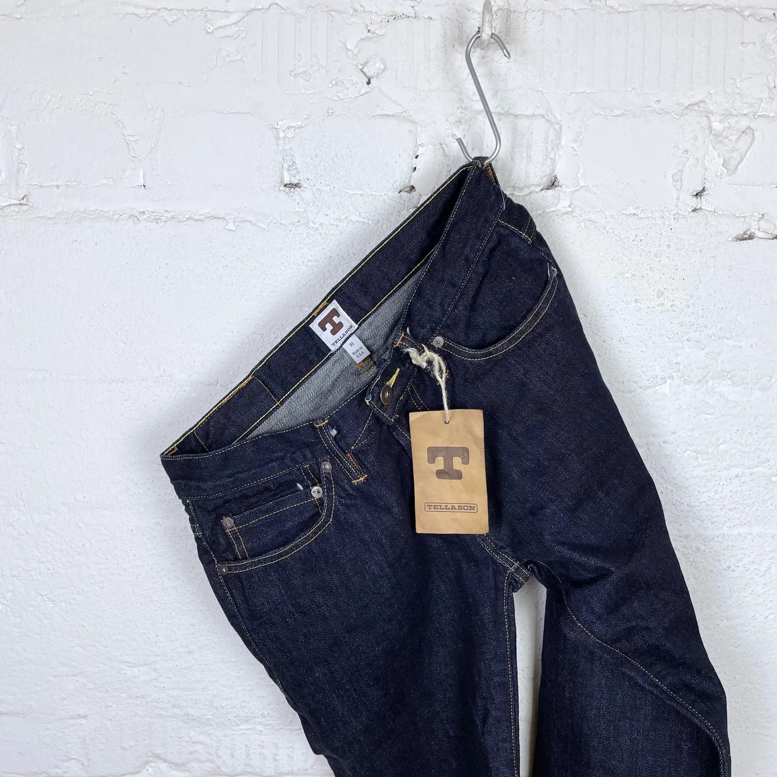 tellason | ladbroke grove 14.75oz rinsed slim tapered - Image 5