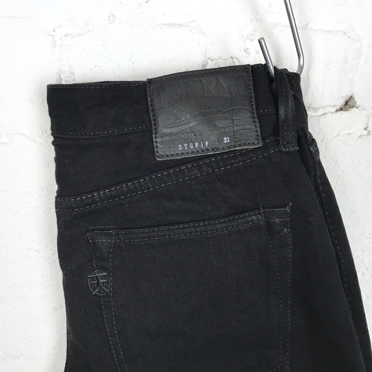 tenryo x stuf|f | 14oz black x black jeans - Image 6