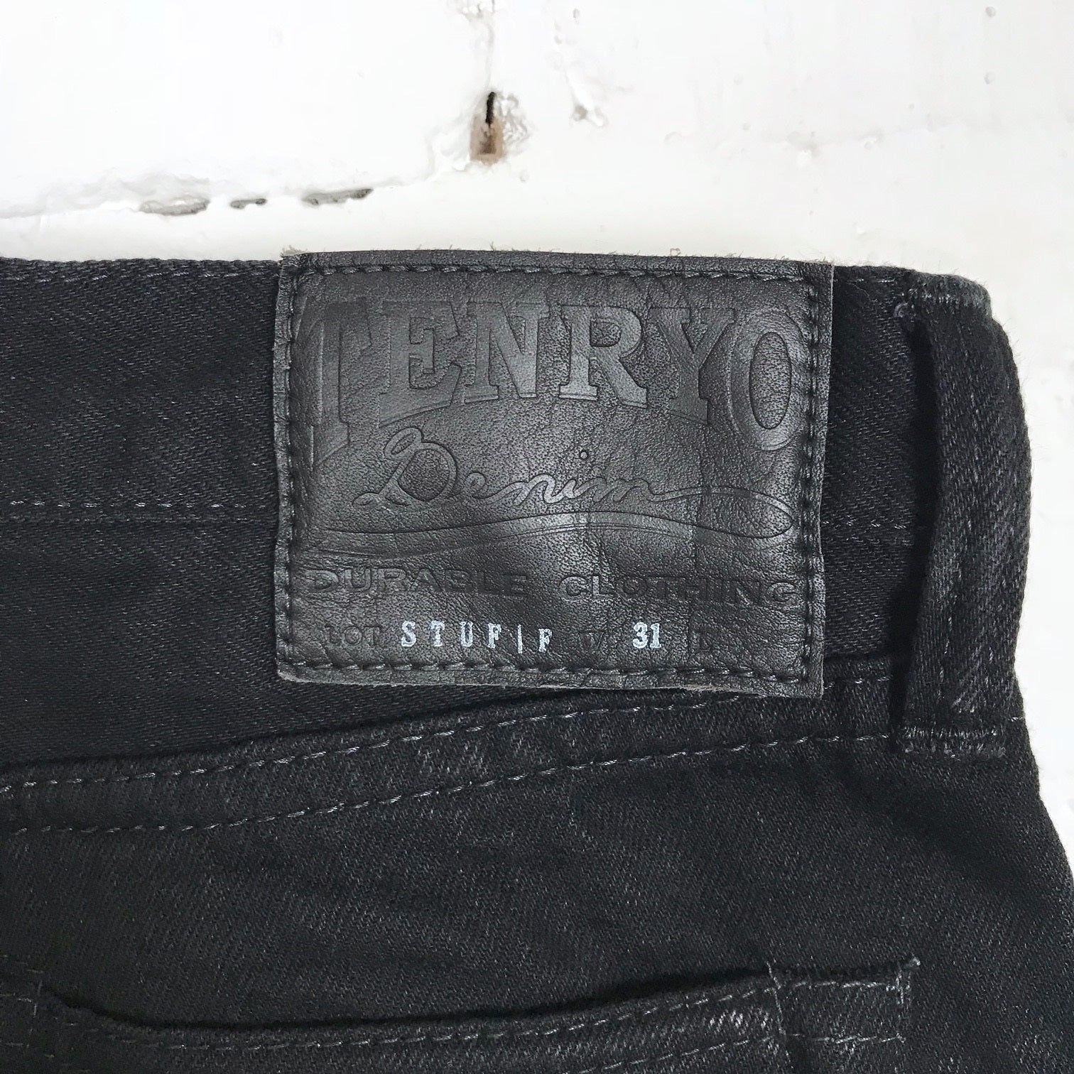 tenryo x stuf|f | 14oz black x black jeans - Image 8