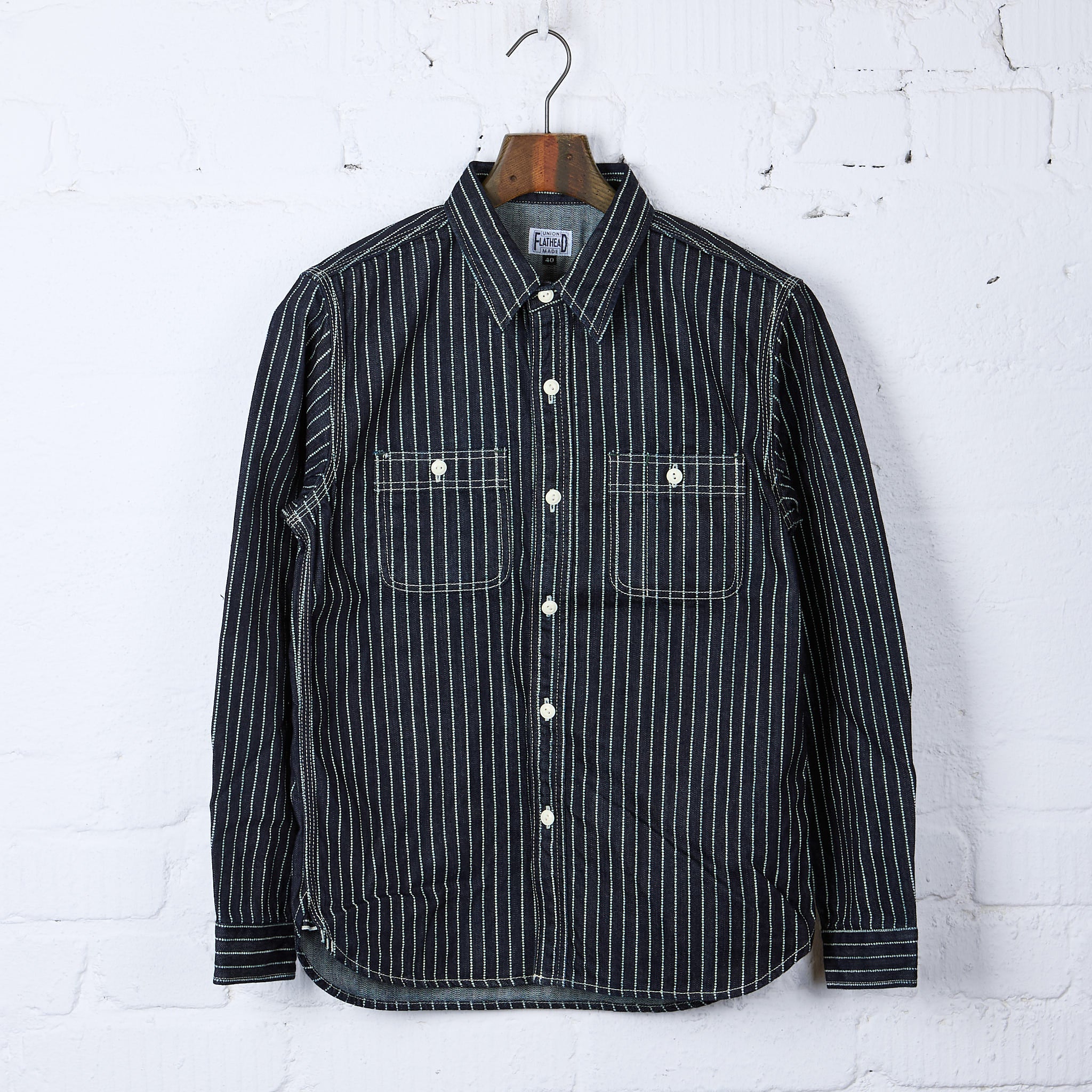 the flat head | fn-sdk-702l 10oz wabash work shirt
