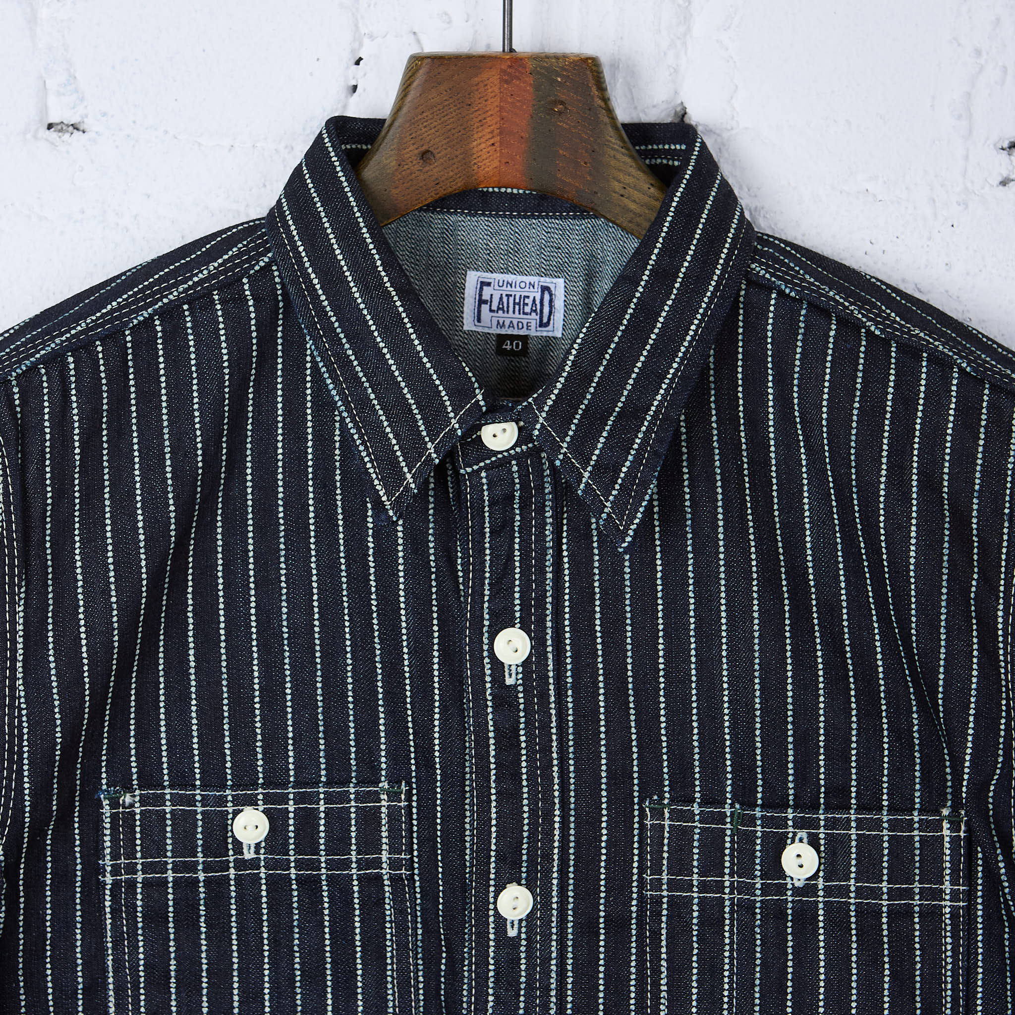 the flat head | fn-sdk-702l 10oz wabash work shirt - Image 4
