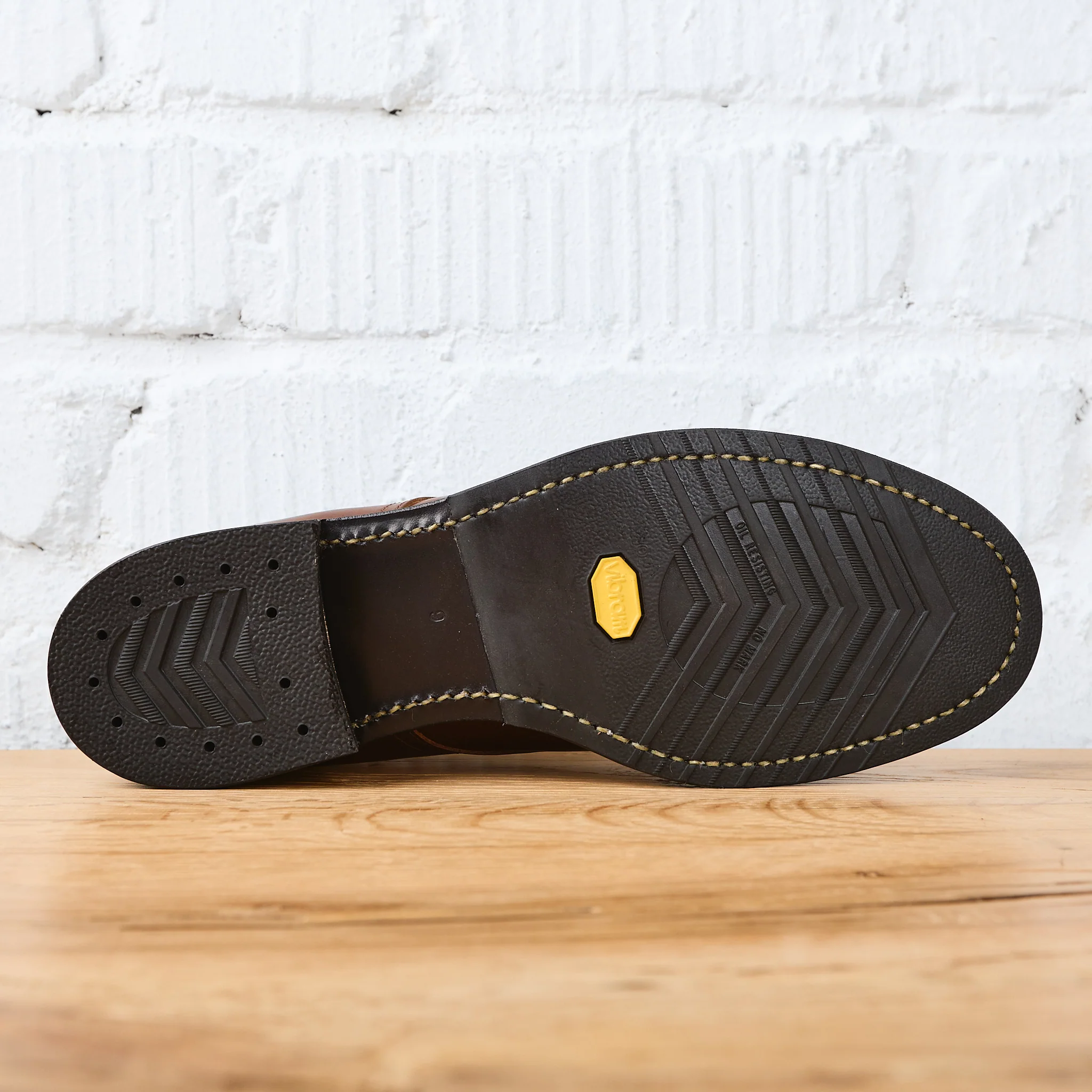the flat head | fn-fb-102 horsehide serviceman shoes – brown - Image 3