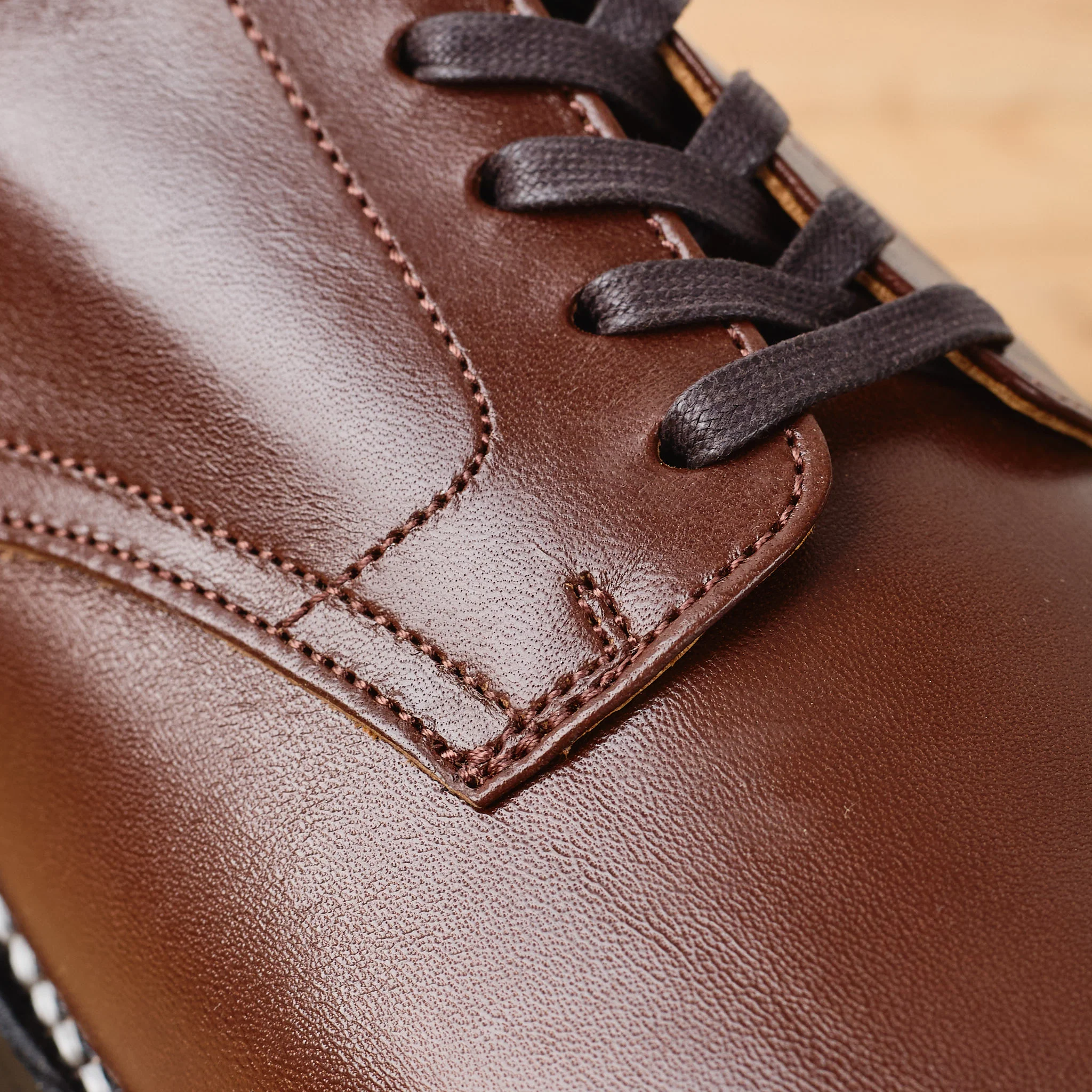 the flat head | fn-fb-102 horsehide serviceman shoes – brown - Image 5