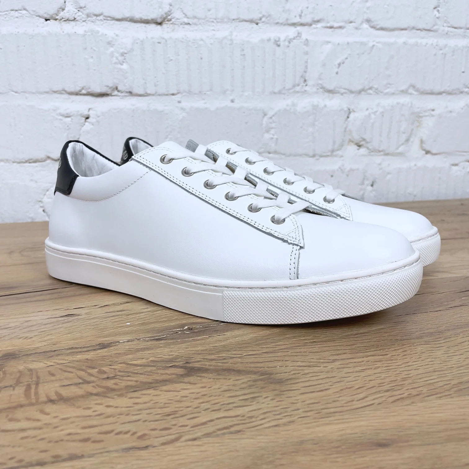 the flat head | fn-fs-001 leather sneaker - white - Image 3