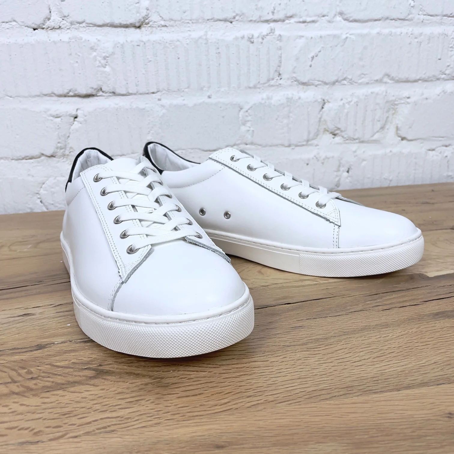 the flat head | fn-fs-001 leather sneaker - white - Image 4
