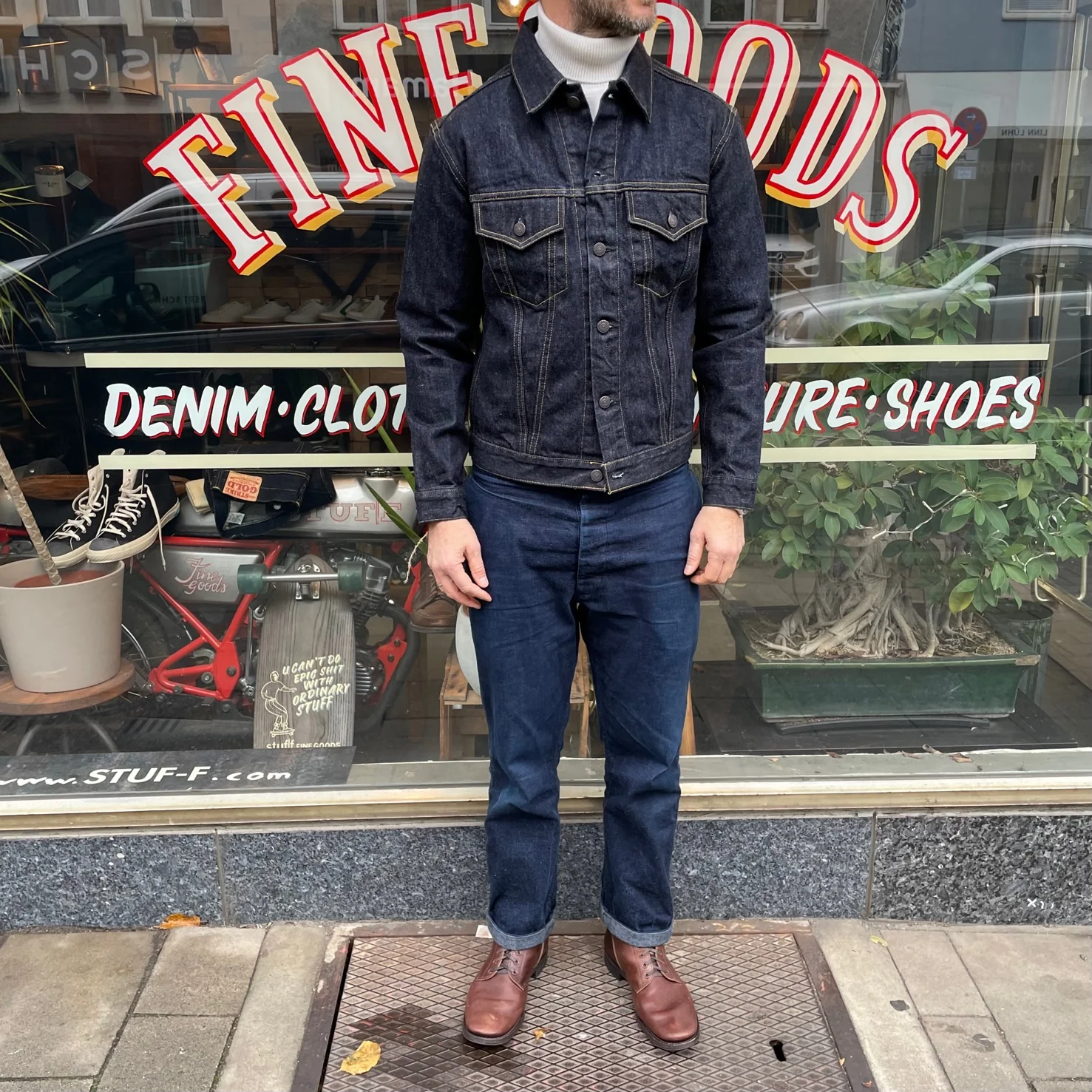 the flat head | fn-oj-d003 60's denim jacket - Image 2