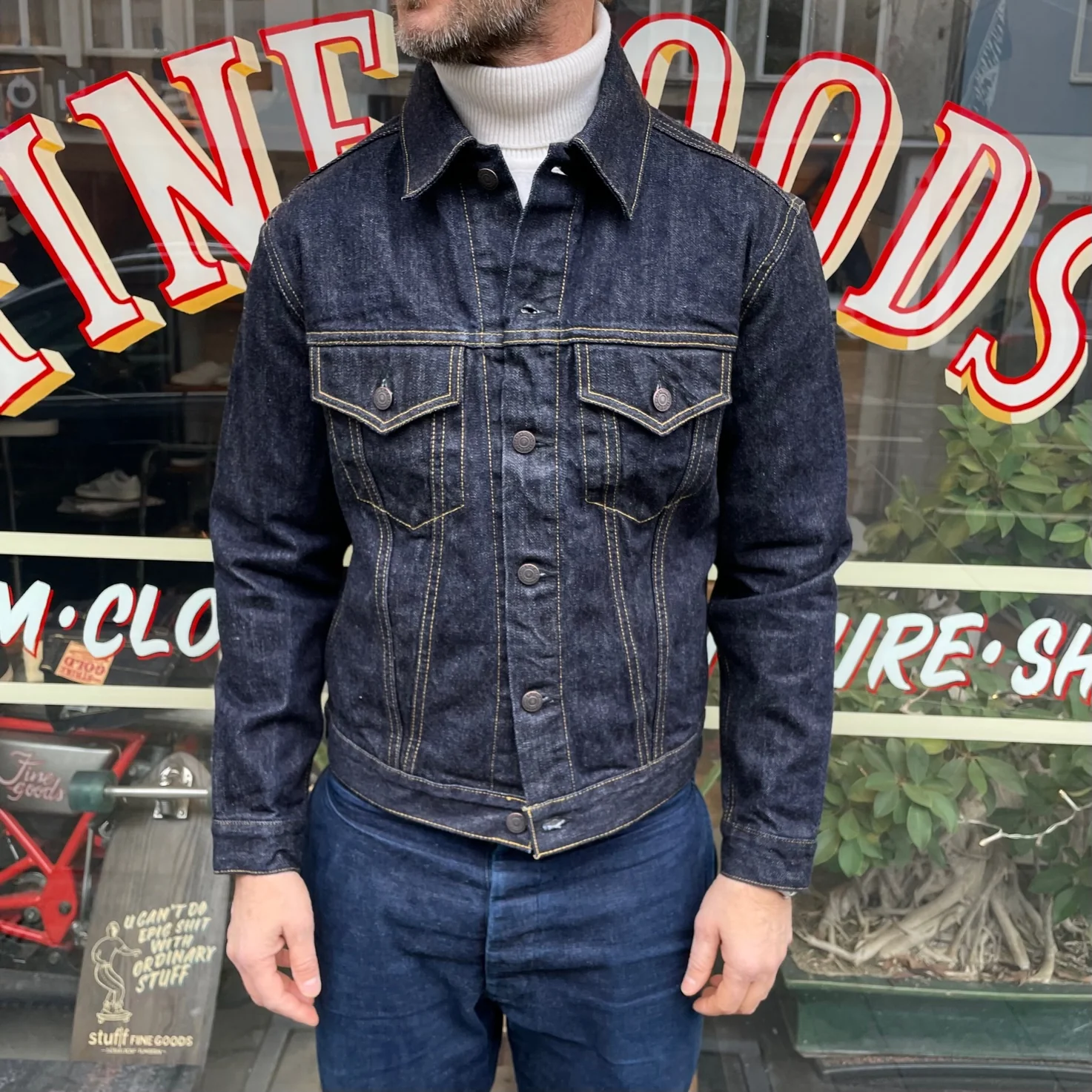 the flat head | fn-oj-d003 60's denim jacket - Image 3