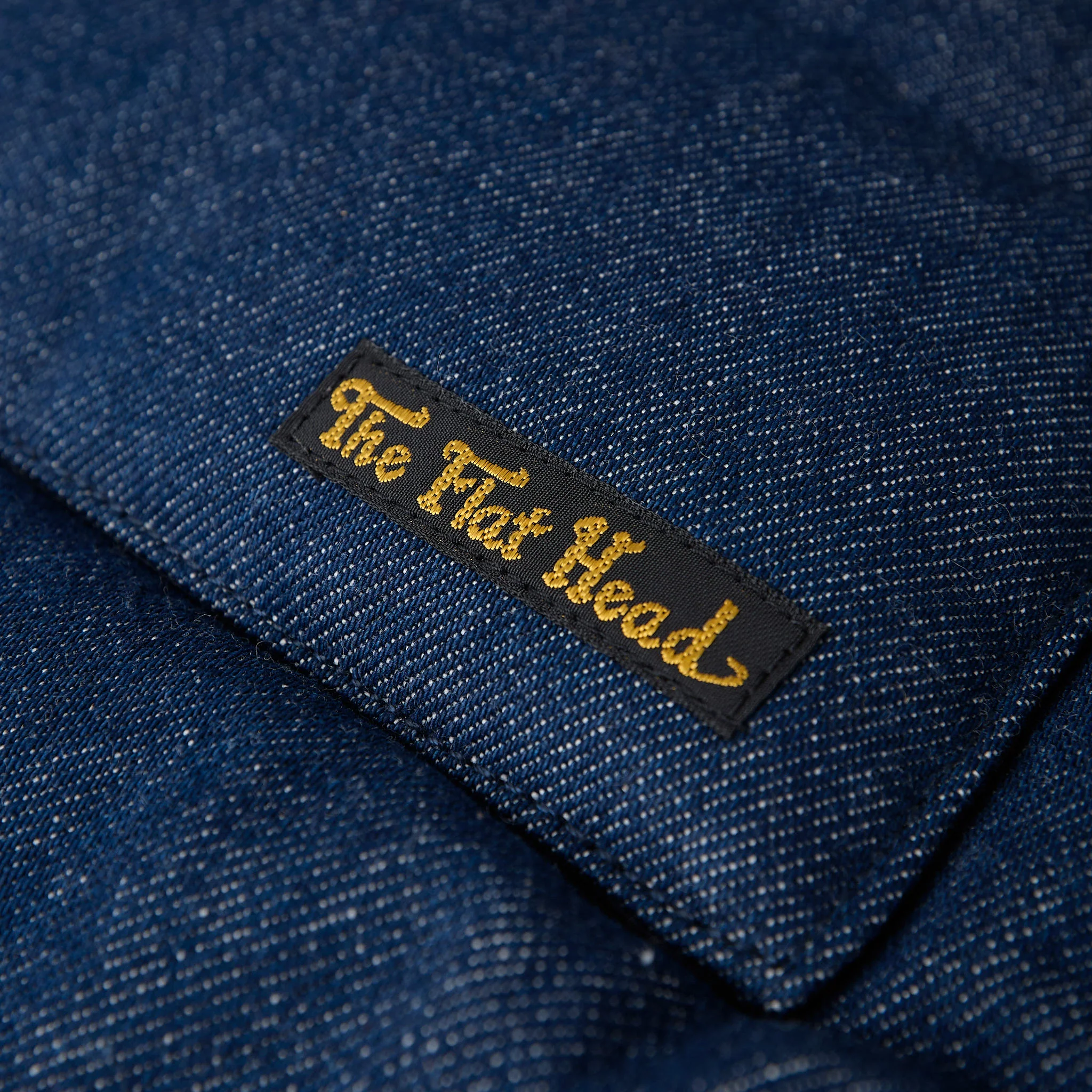 the flat head | fn-oj-dpv001 12.5oz denim puff vest - Image 7