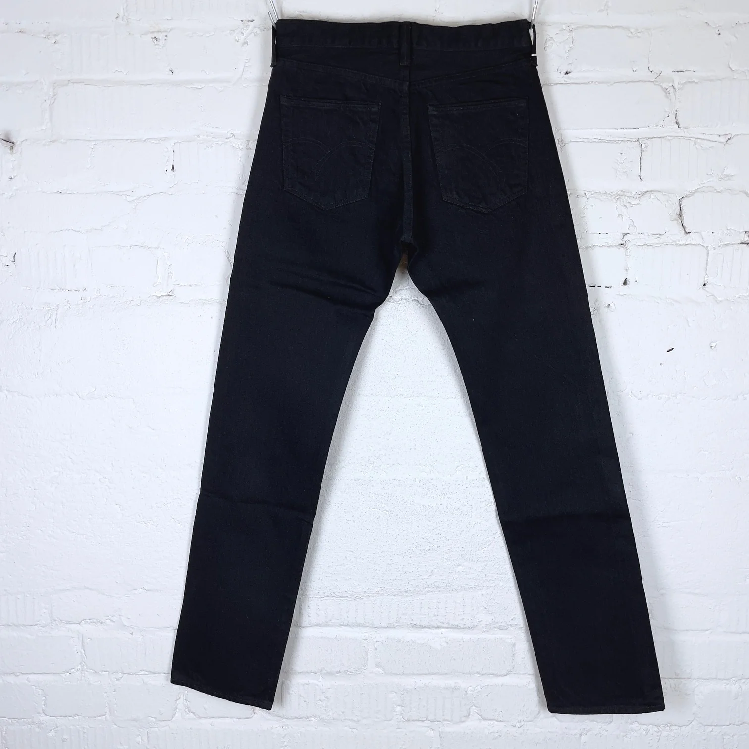 the flat head | fn-pa-db002 black tapered straight pants - Image 5