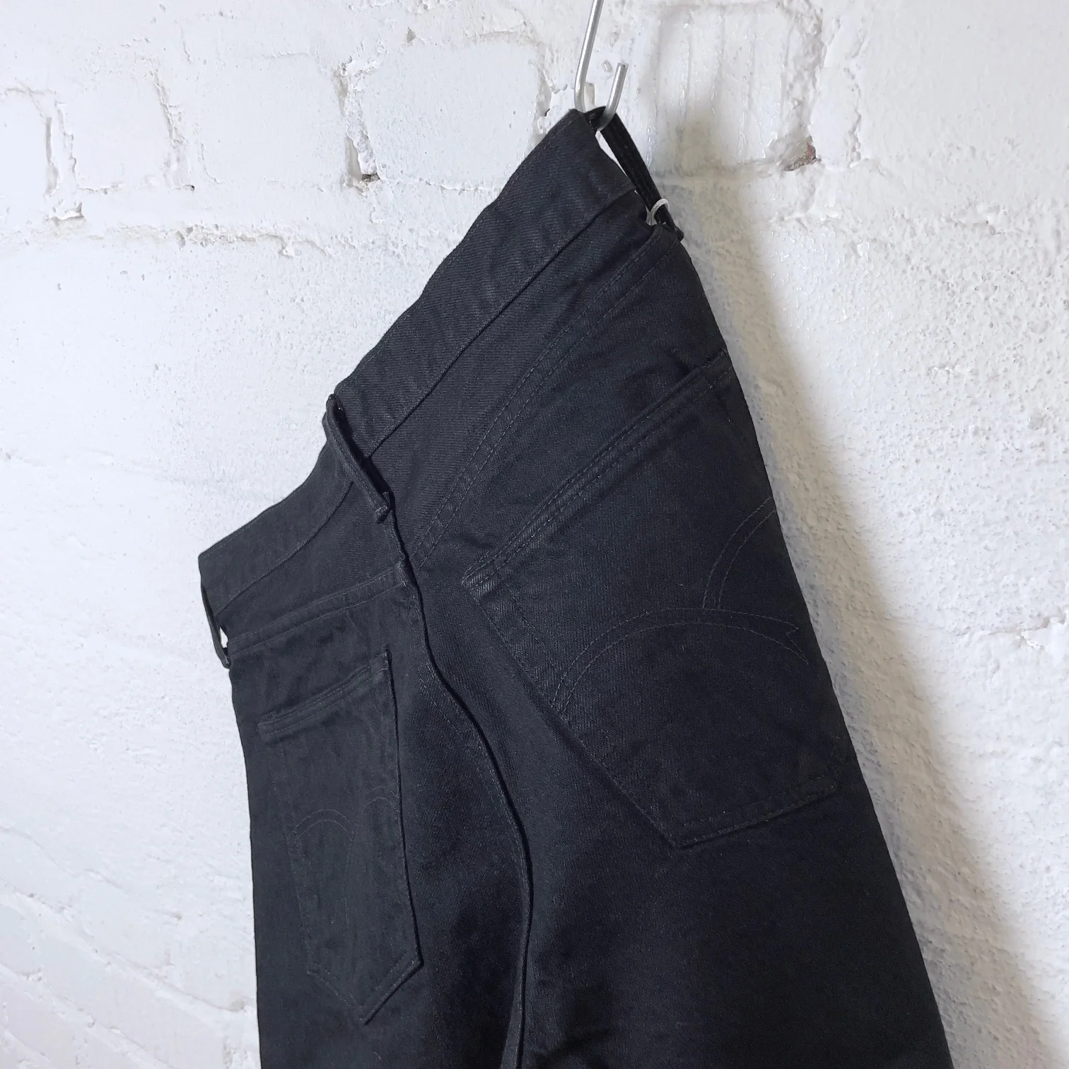 the flat head | fn-pa-db002 black tapered straight pants - Image 6