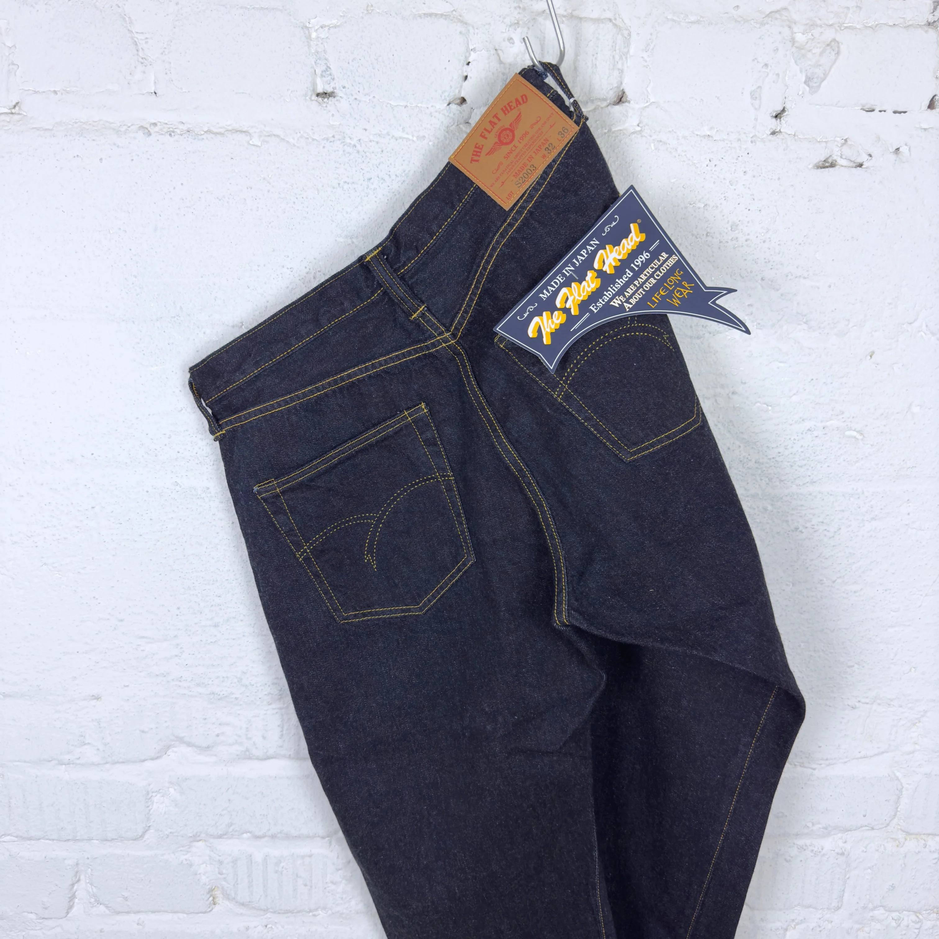 the flat head | fn-s2003 12oz wide tapered jean - Image 6