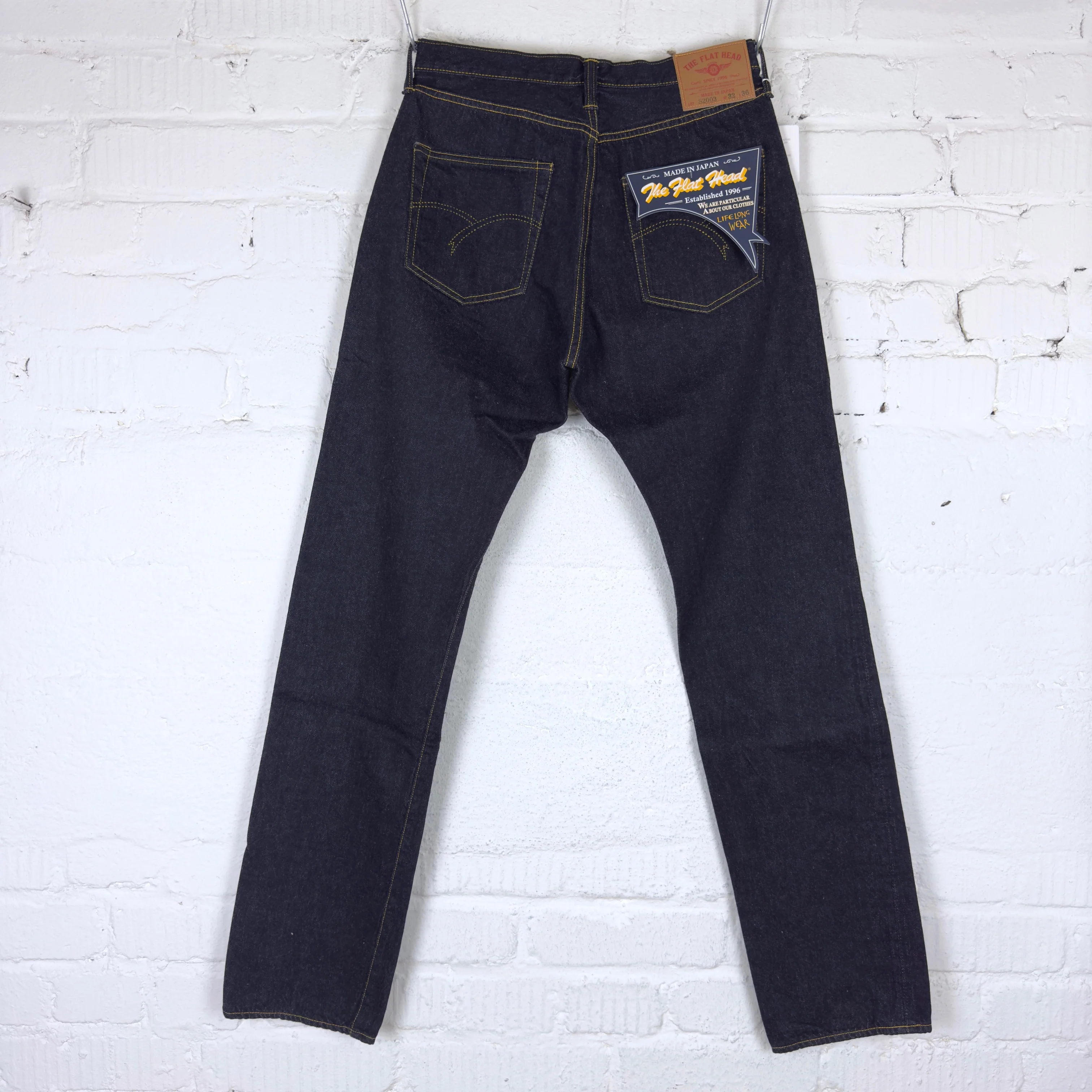 the flat head | fn-s2003 12oz wide tapered jean - Image 7
