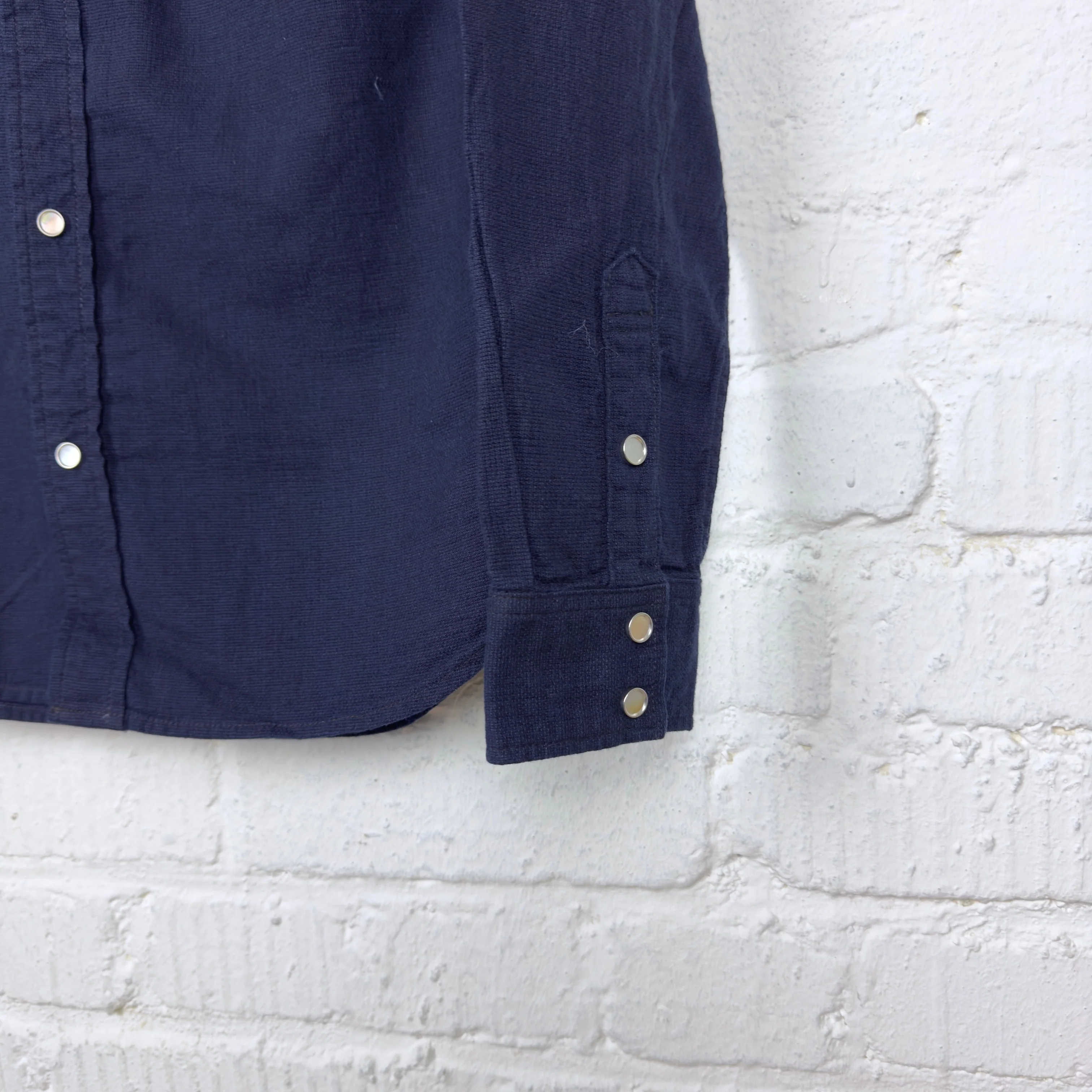the flat head | fn-scw-002l indigo dobby western shirt - Image 5