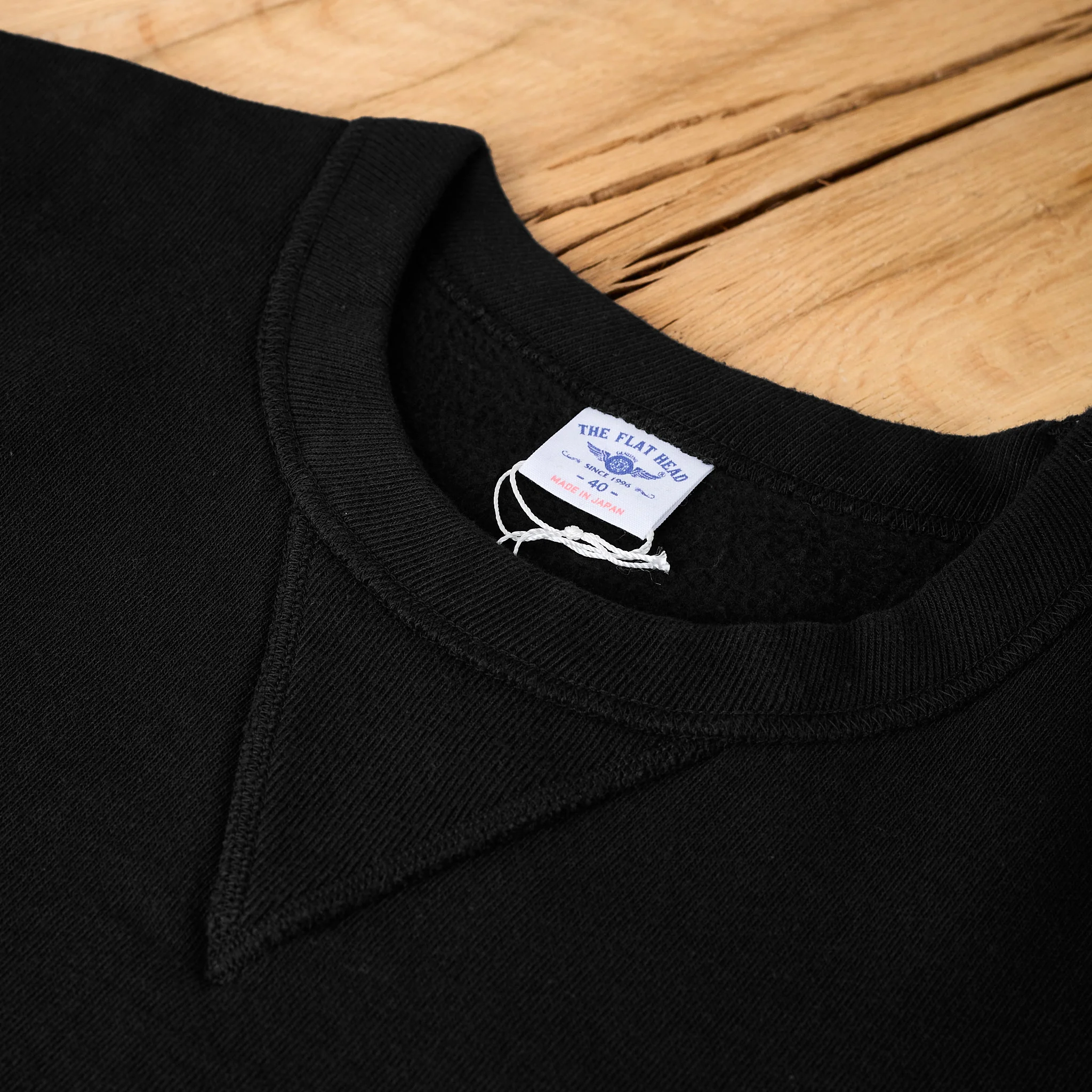 the flat head | fn-swc-301 crew neck sweatshirt - black - Image 2
