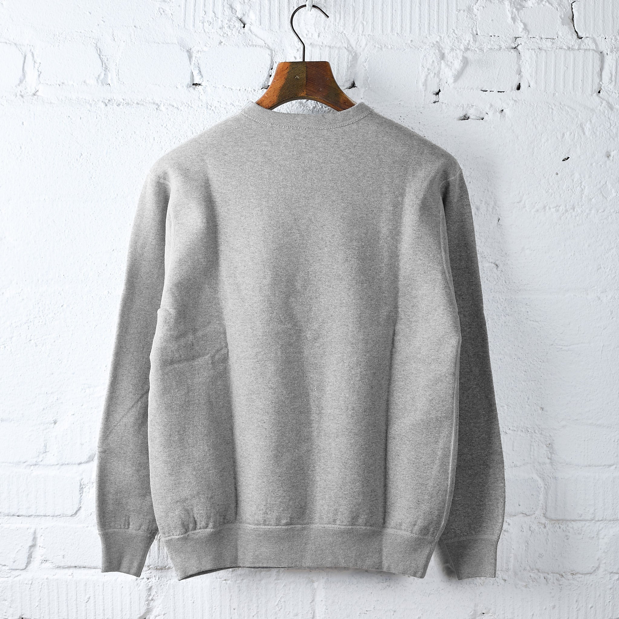 the flat head | fn-swc-301 crew neck sweatshirt - gray - Image 3